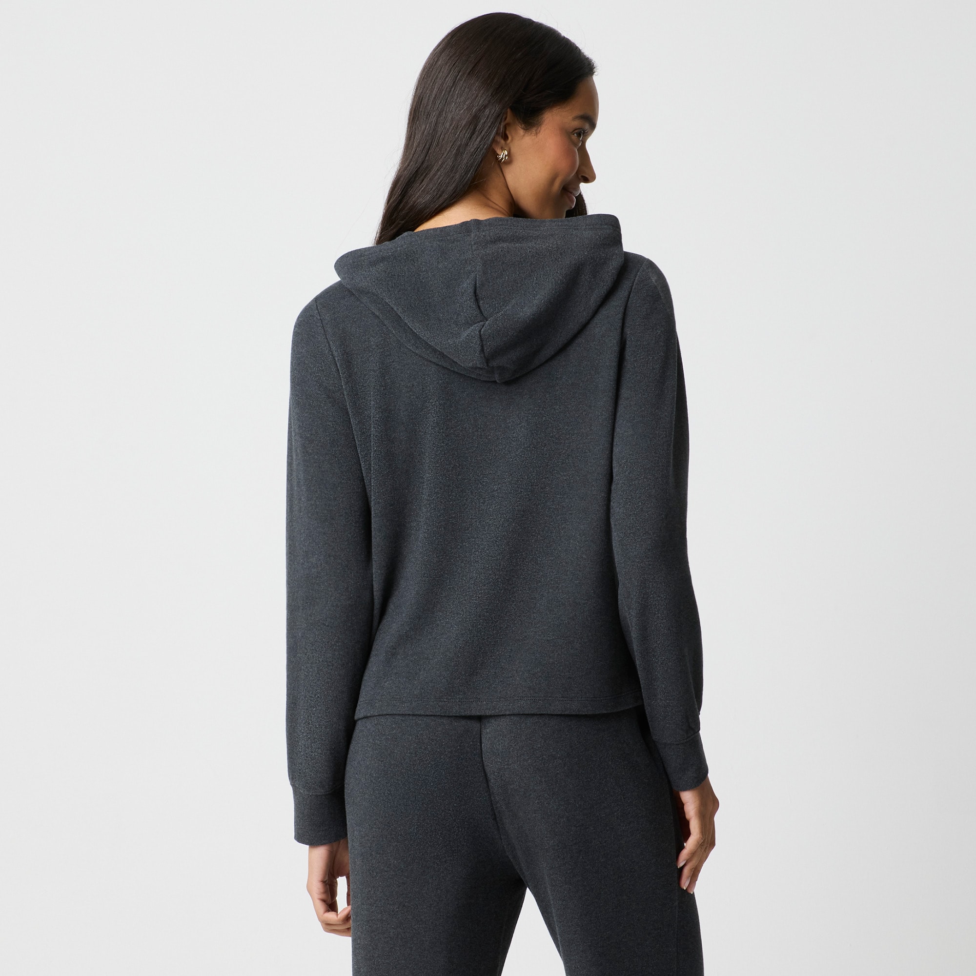 Knit Hoodie In Cloudspun Yarn For Women | Factory