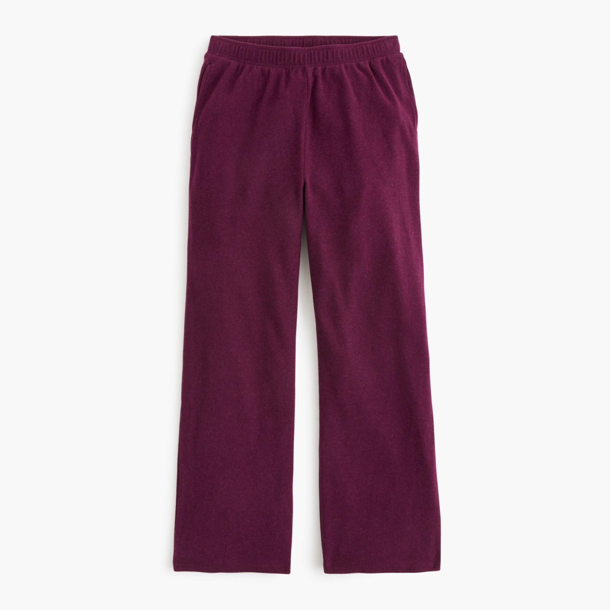 womens Petite straight-leg sweatpant in cloudspun yarn
