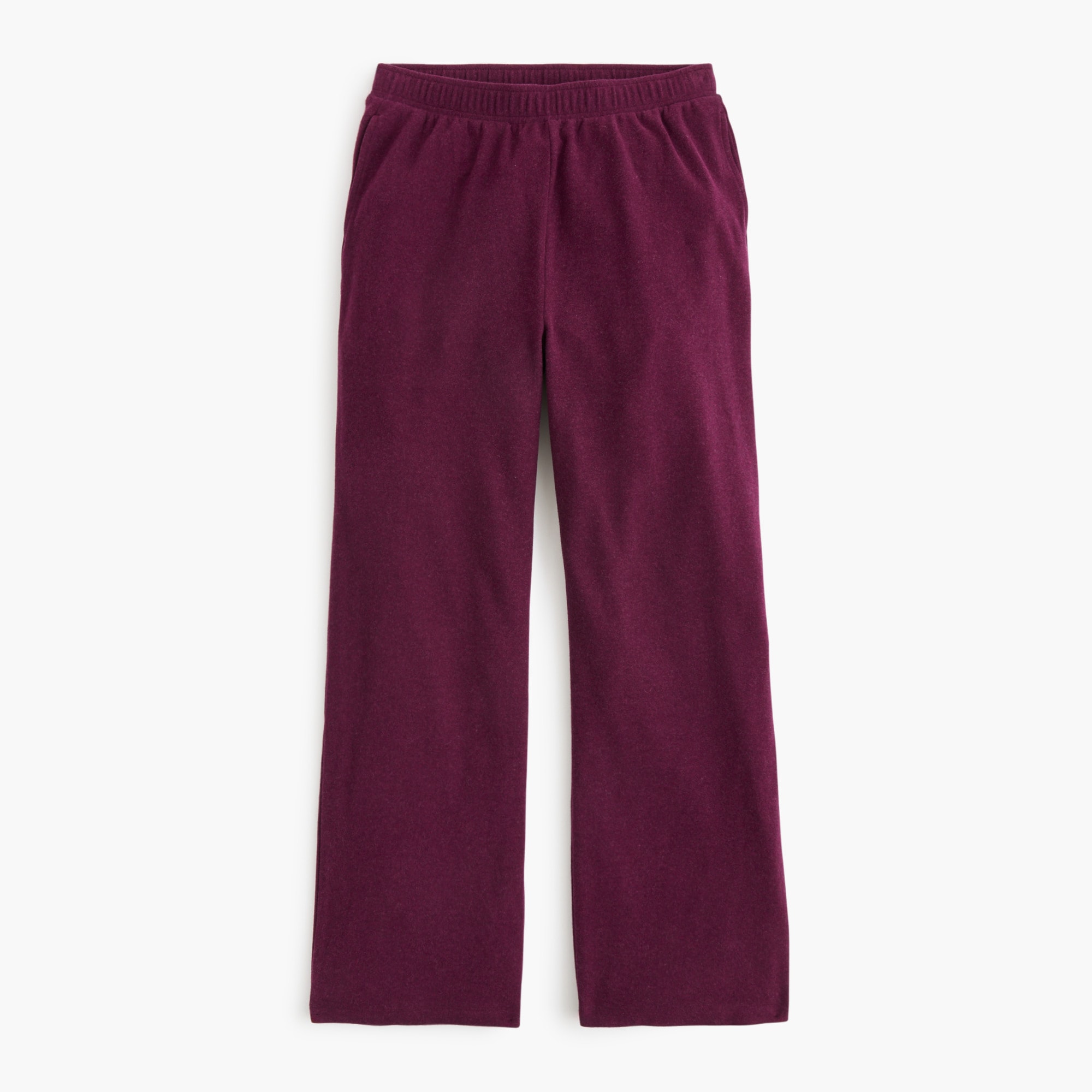 Straight-leg sweatpant in cloudspun yarn