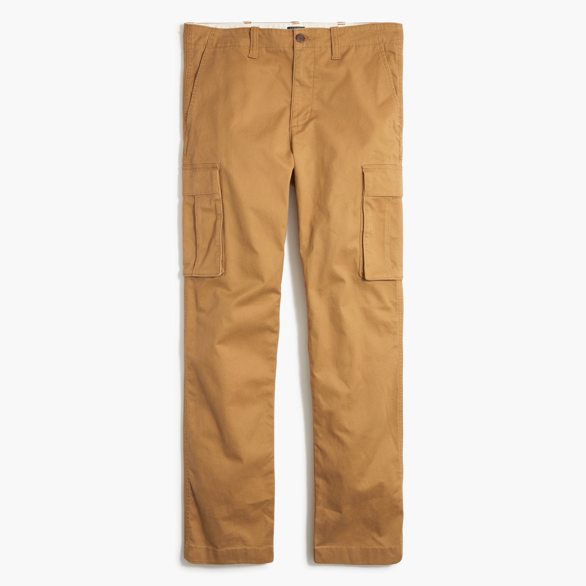 Straight-leg twill cargo pant
