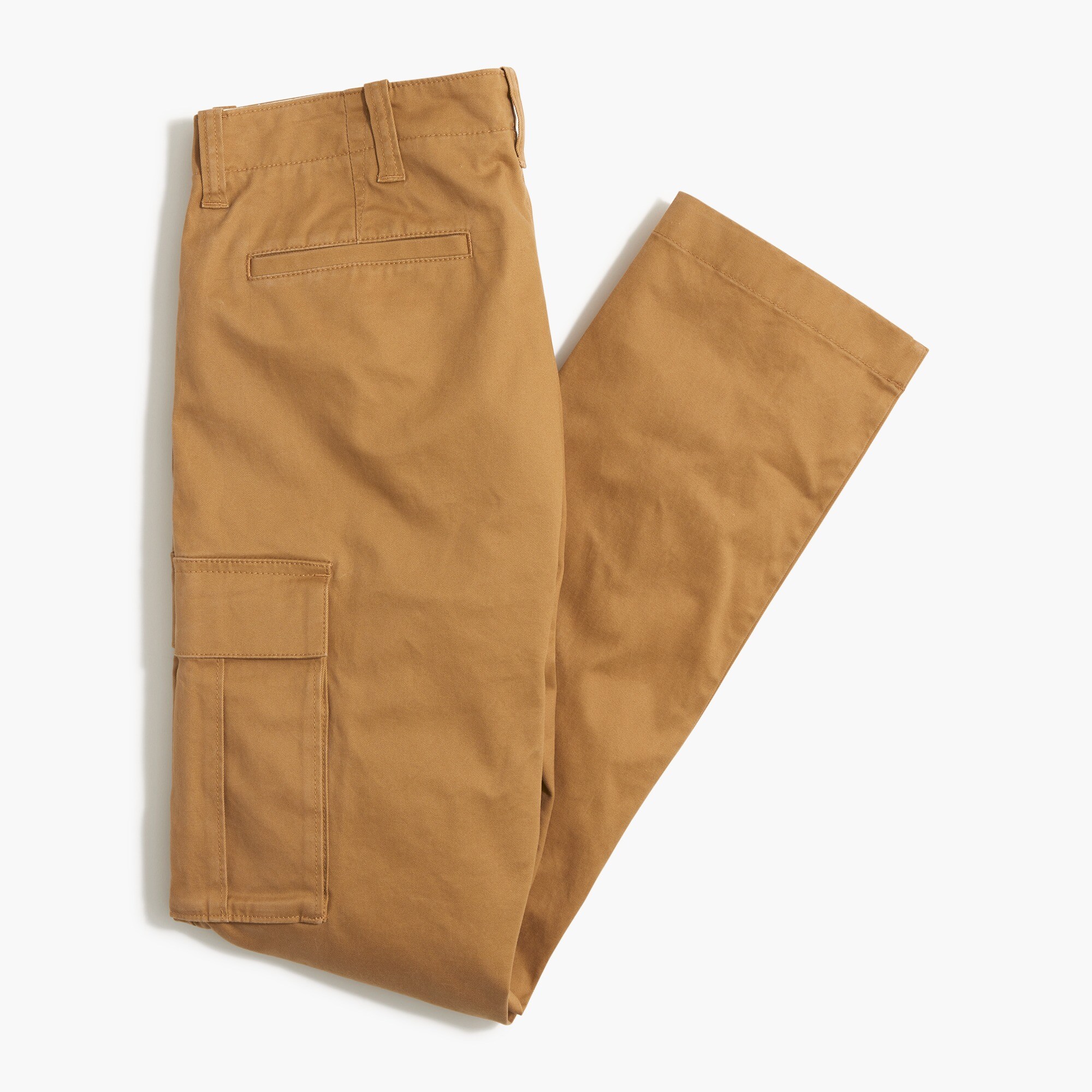 Straight-leg twill cargo pant