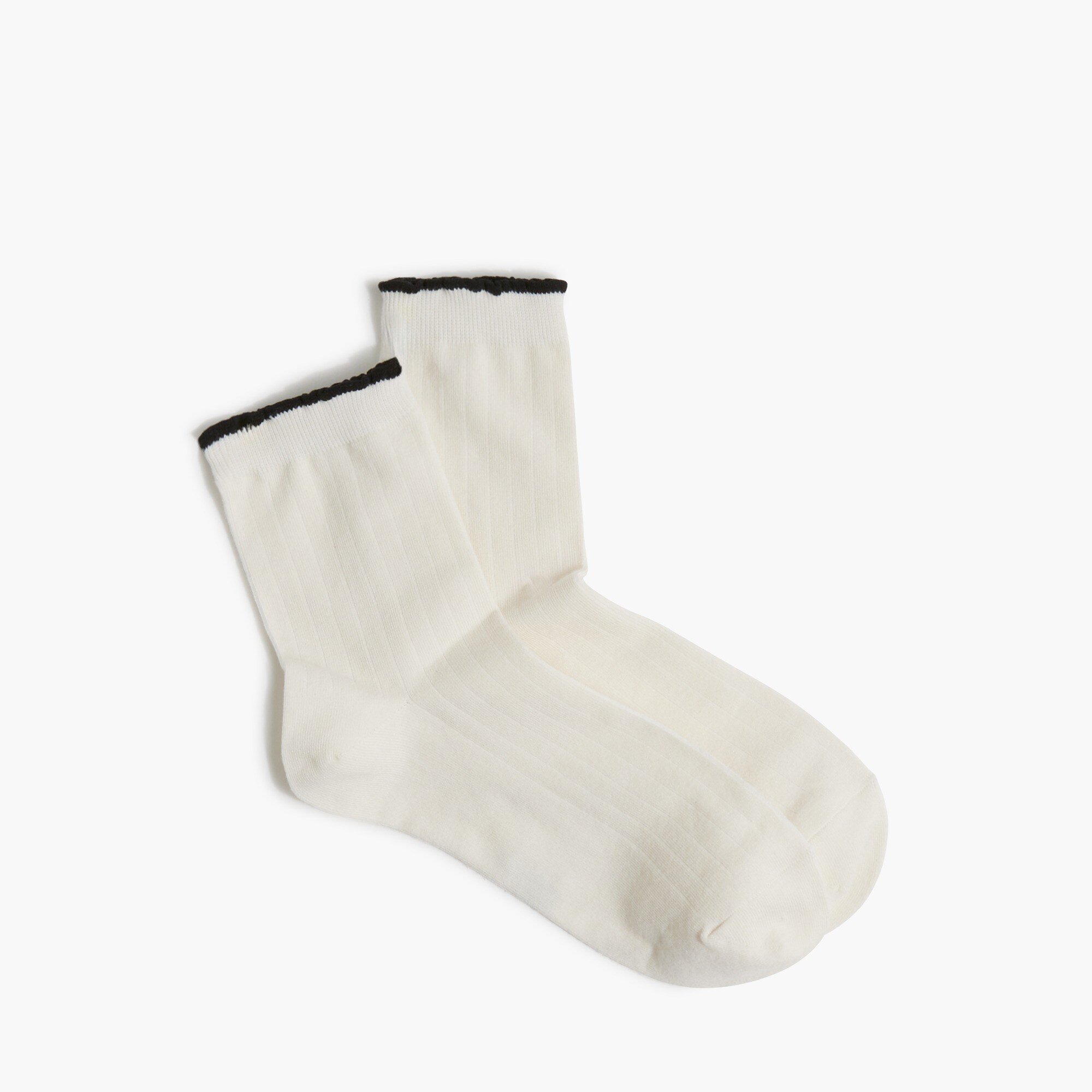 Contrast-trim boot socks