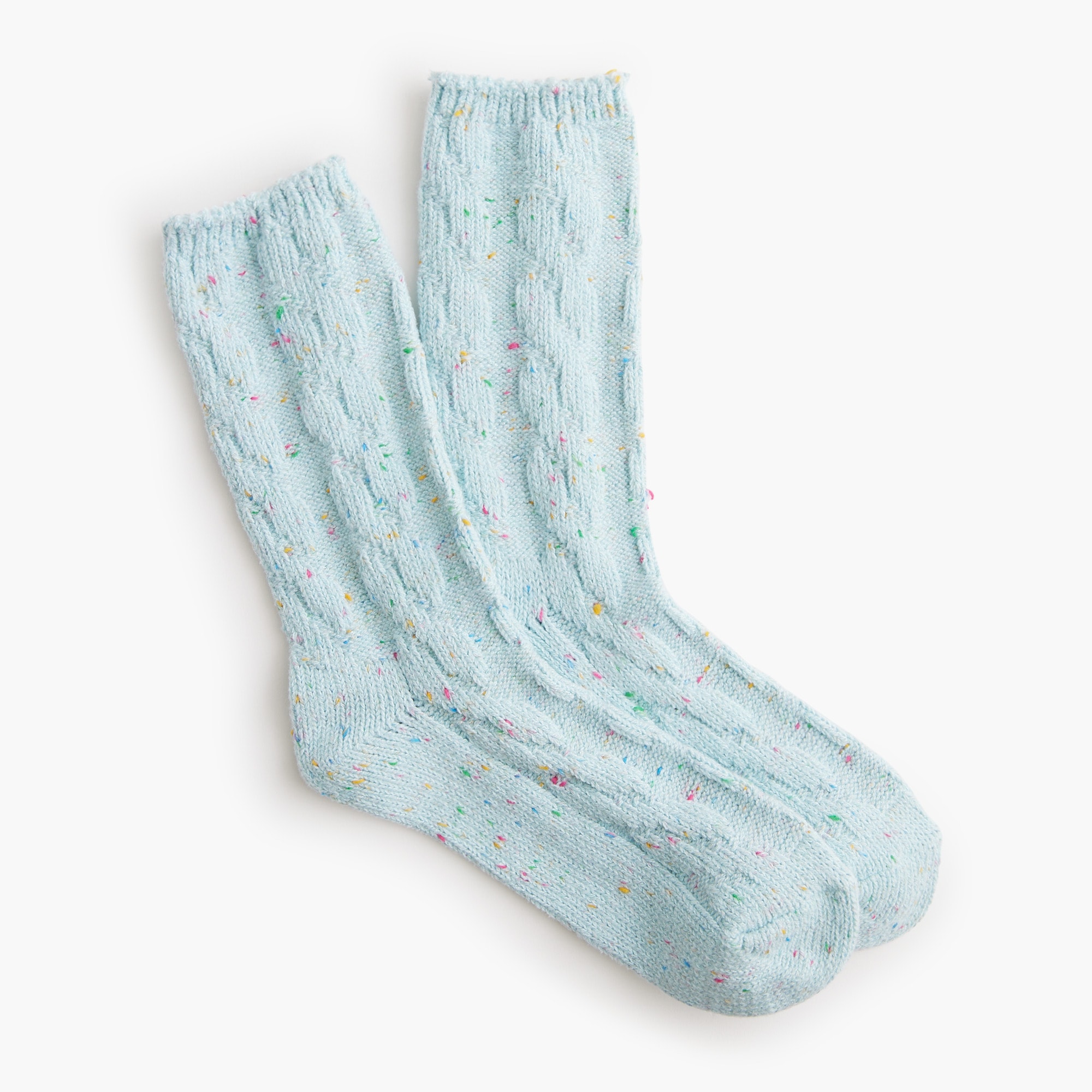  Cable-knit trouser socks