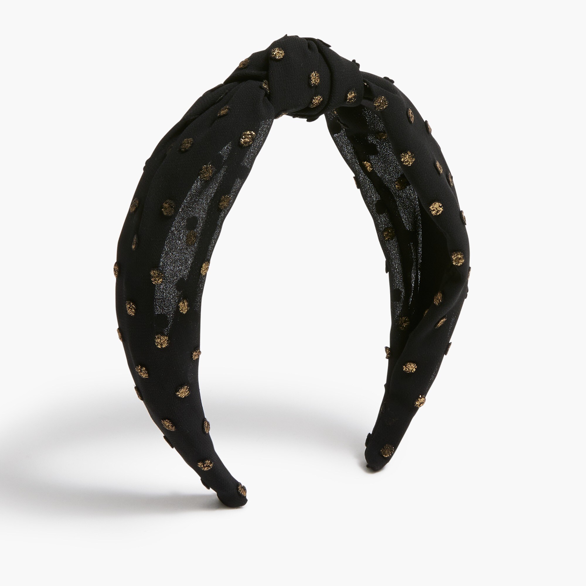 Metallic Dot Knot Headband For Women | Factory display picture 1