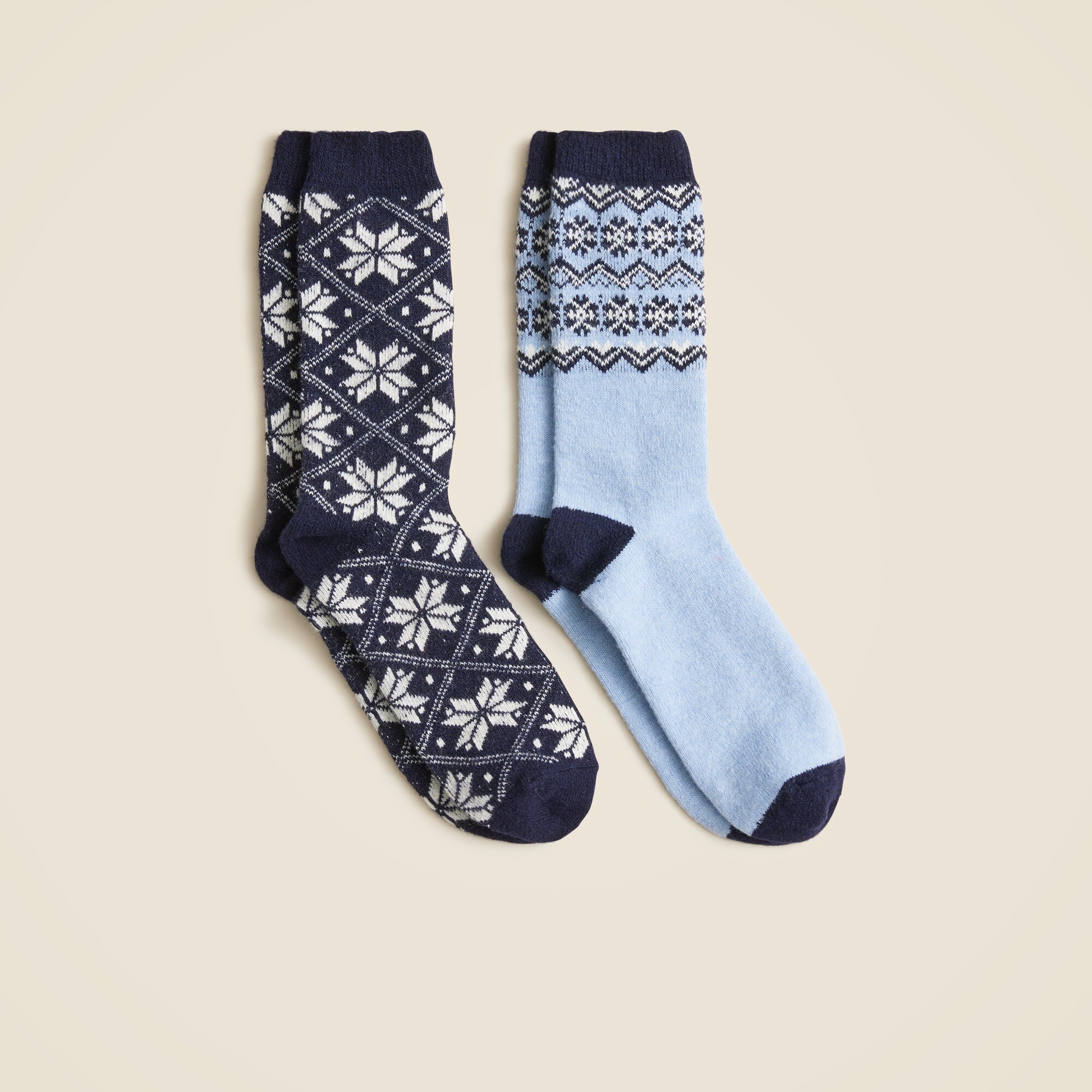  Fair Isle trouser socks two-pack