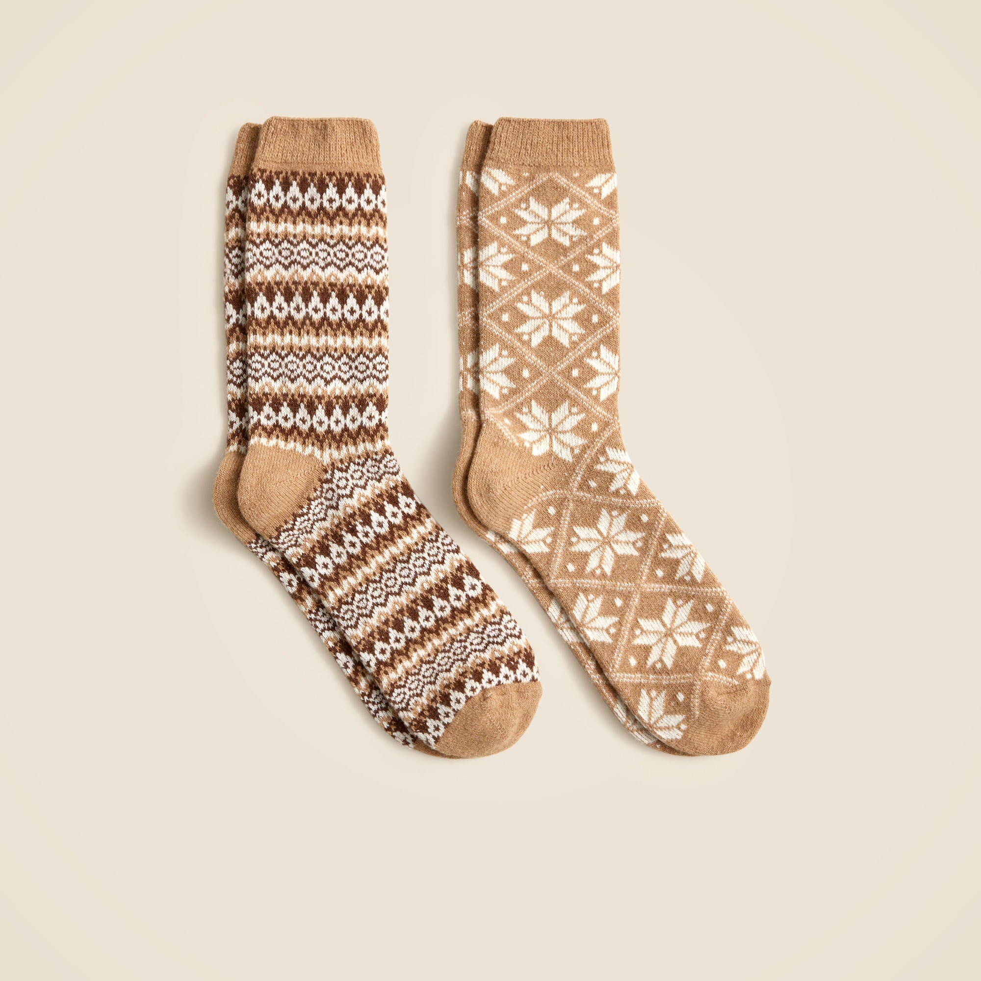  Fair Isle trouser socks two-pack