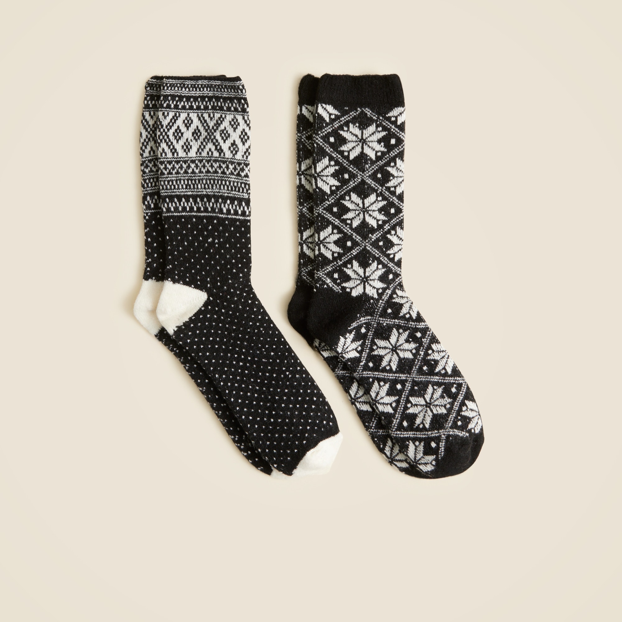  Fair Isle trouser socks two-pack