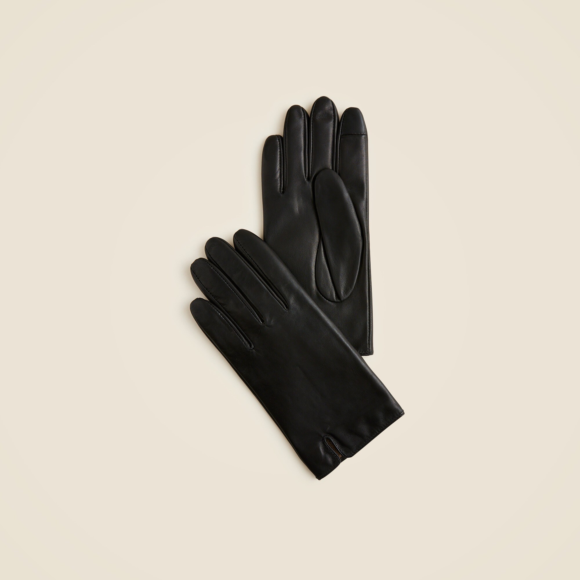  Leather tech-touch gloves