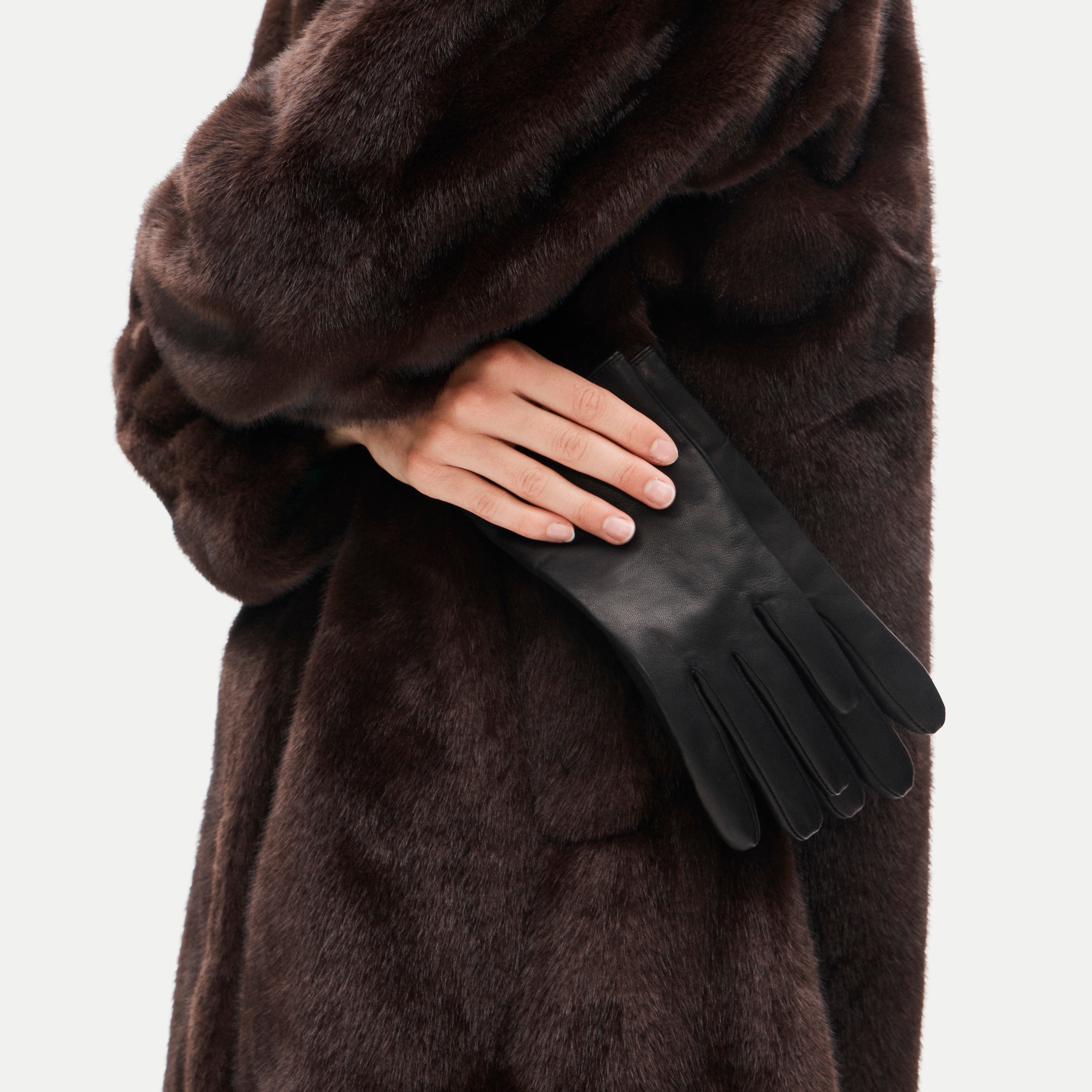 Leather tech-touch gloves - thumbnail 2