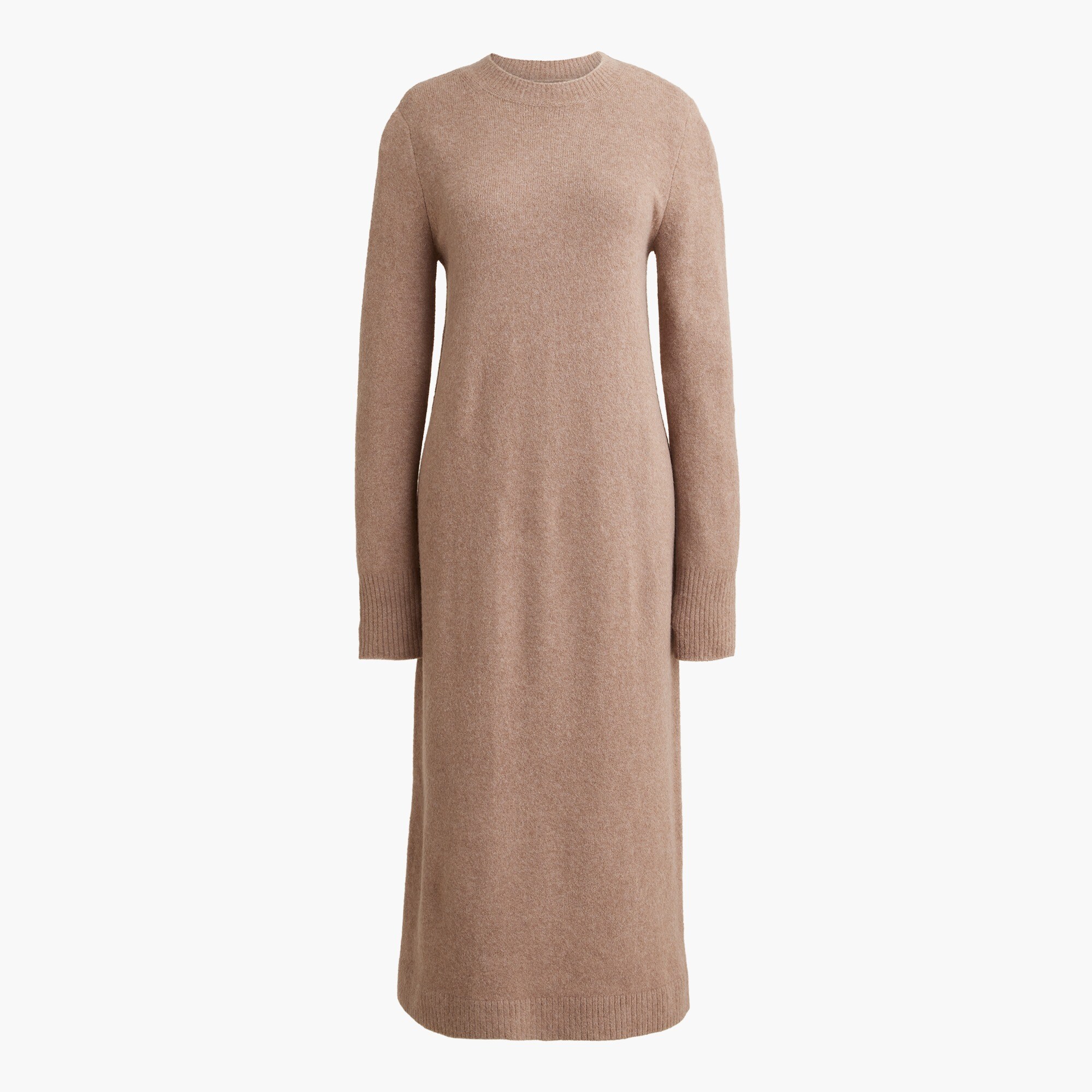 Midi sweater-dress in extra-soft yarn