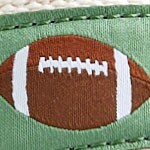 Boys' critter belt GREEN FOOTBALL BELT