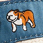Boys' critter belt BLUE BULLDOGS BELT