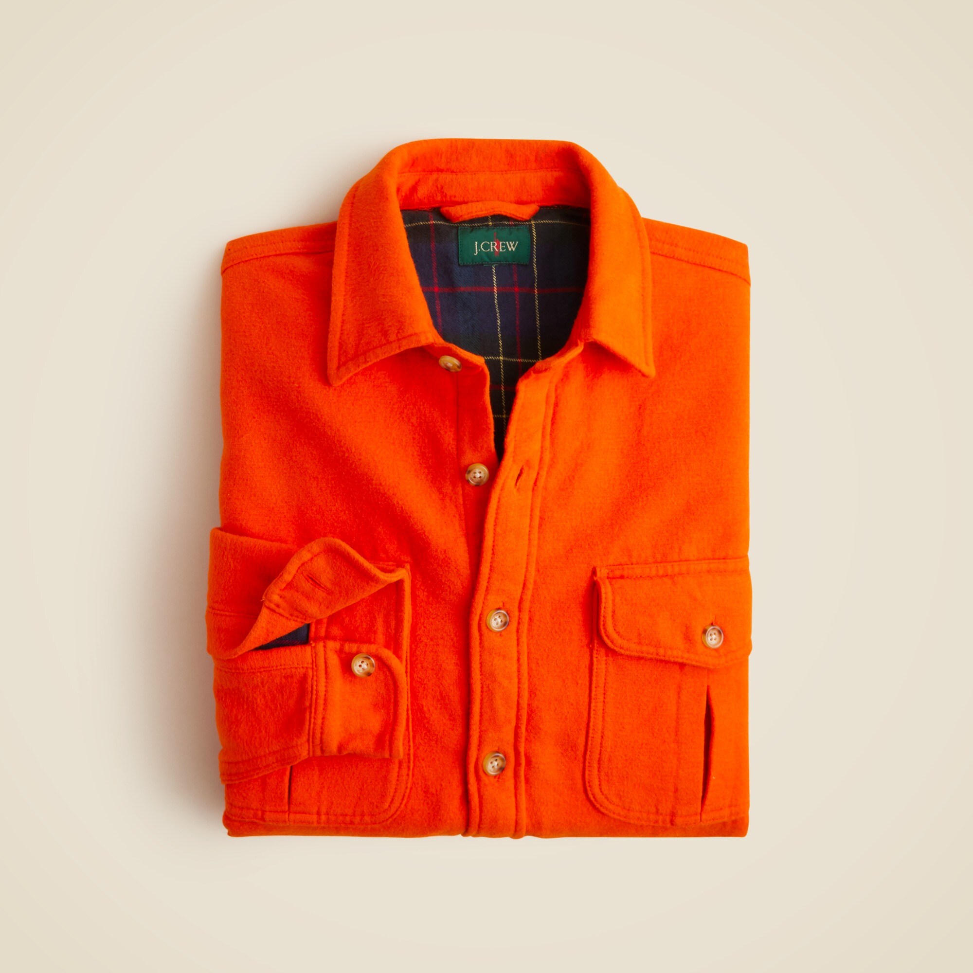 Flannel-lined Heavyweight Chamois Workshirt For Men | J.Crew