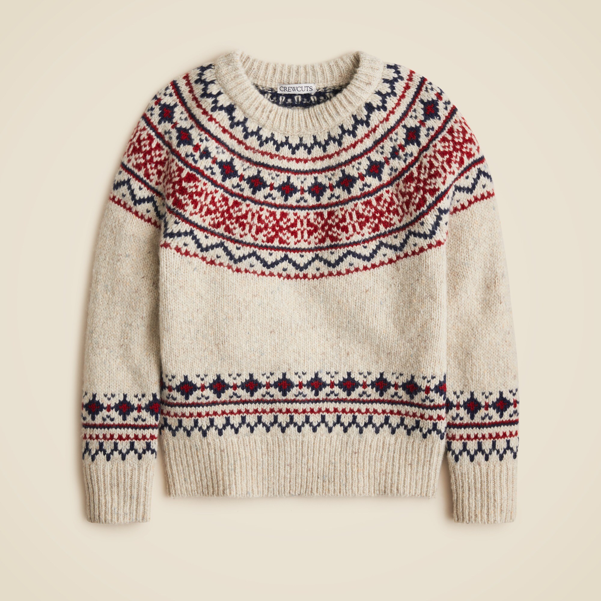 Boys' Fair Isle Crewneck Sweater For Boys | J.Crew