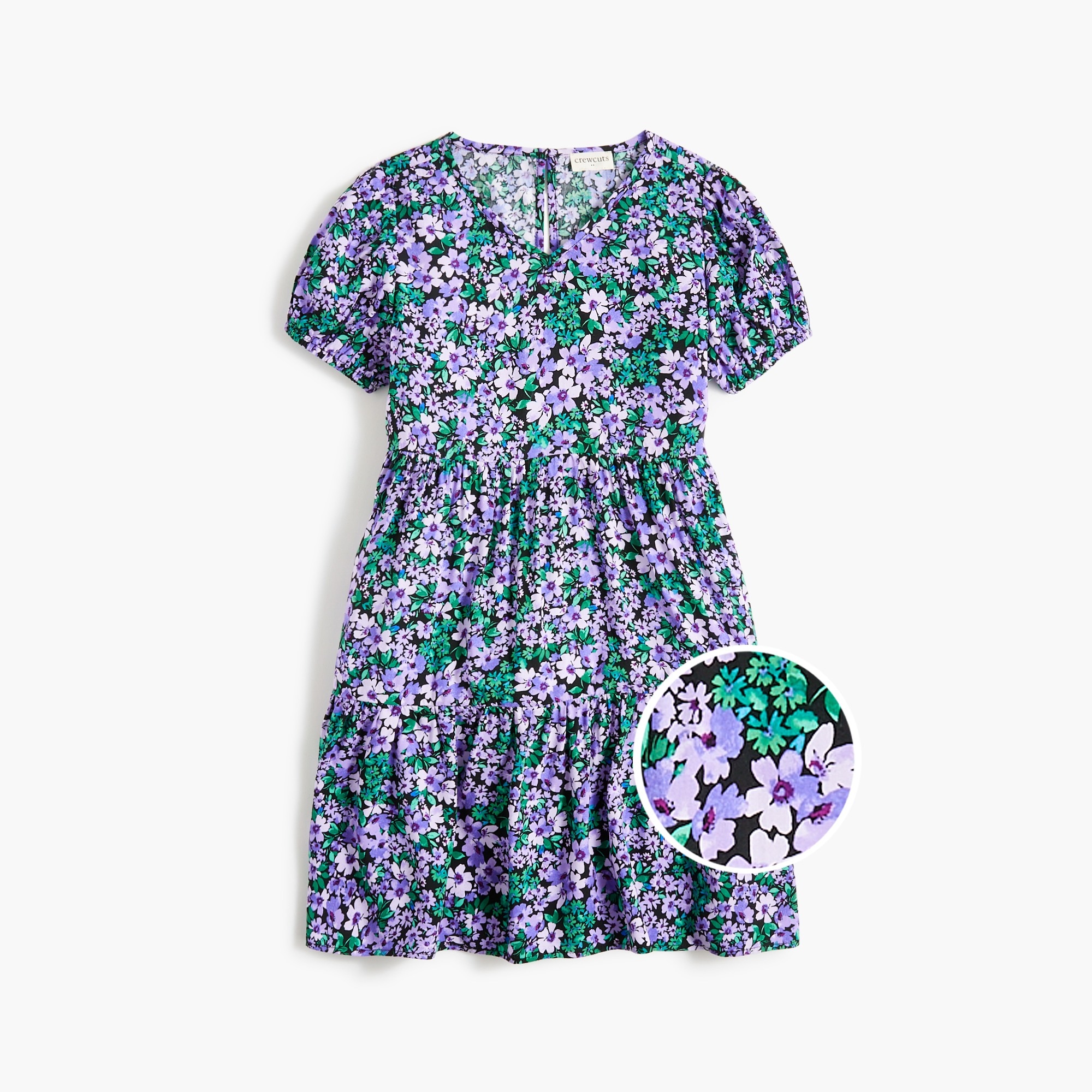 Girls floral print dress
