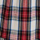 Girls' jewel-button tartan tiered dress WHITE OUT PLAID SALT MU factory: girls' jewel-button tartan tiered dress for girls