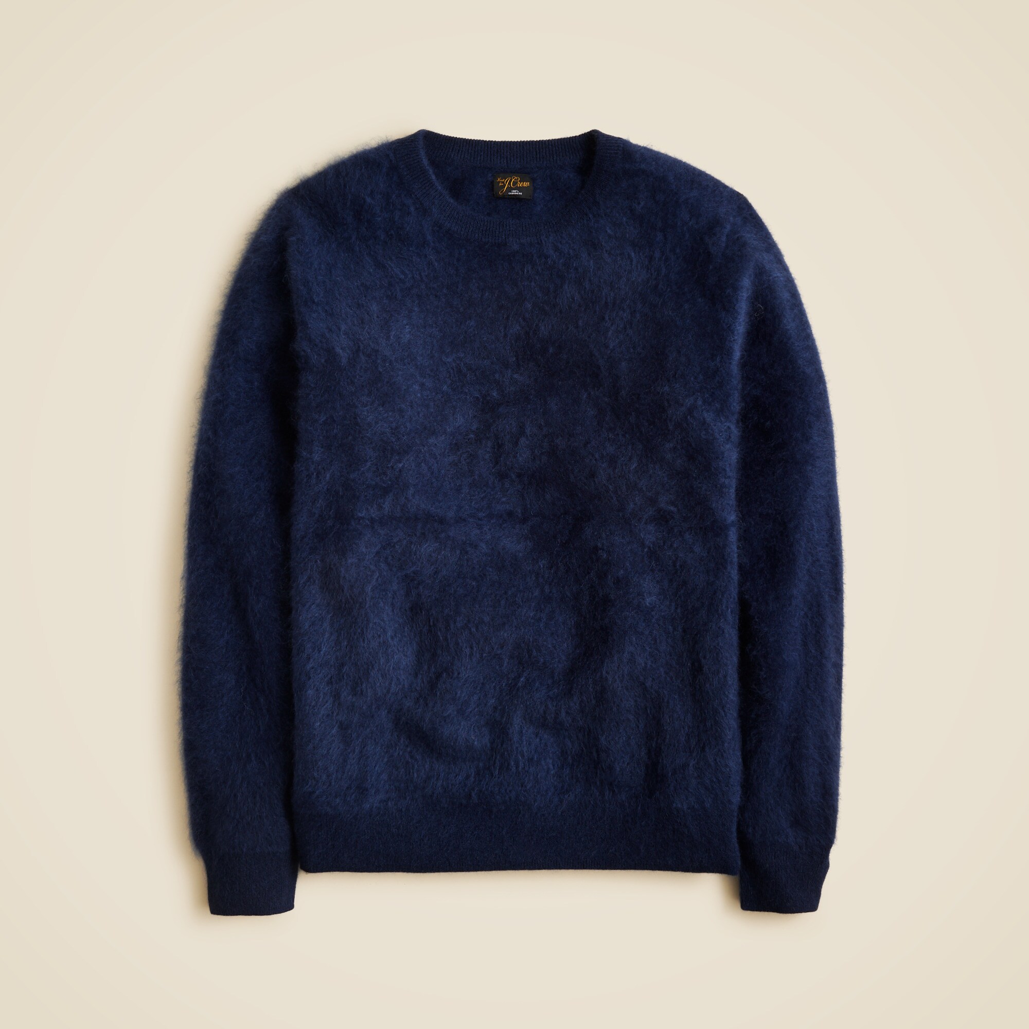 Soft-washed wool saddle-sleeve sweater