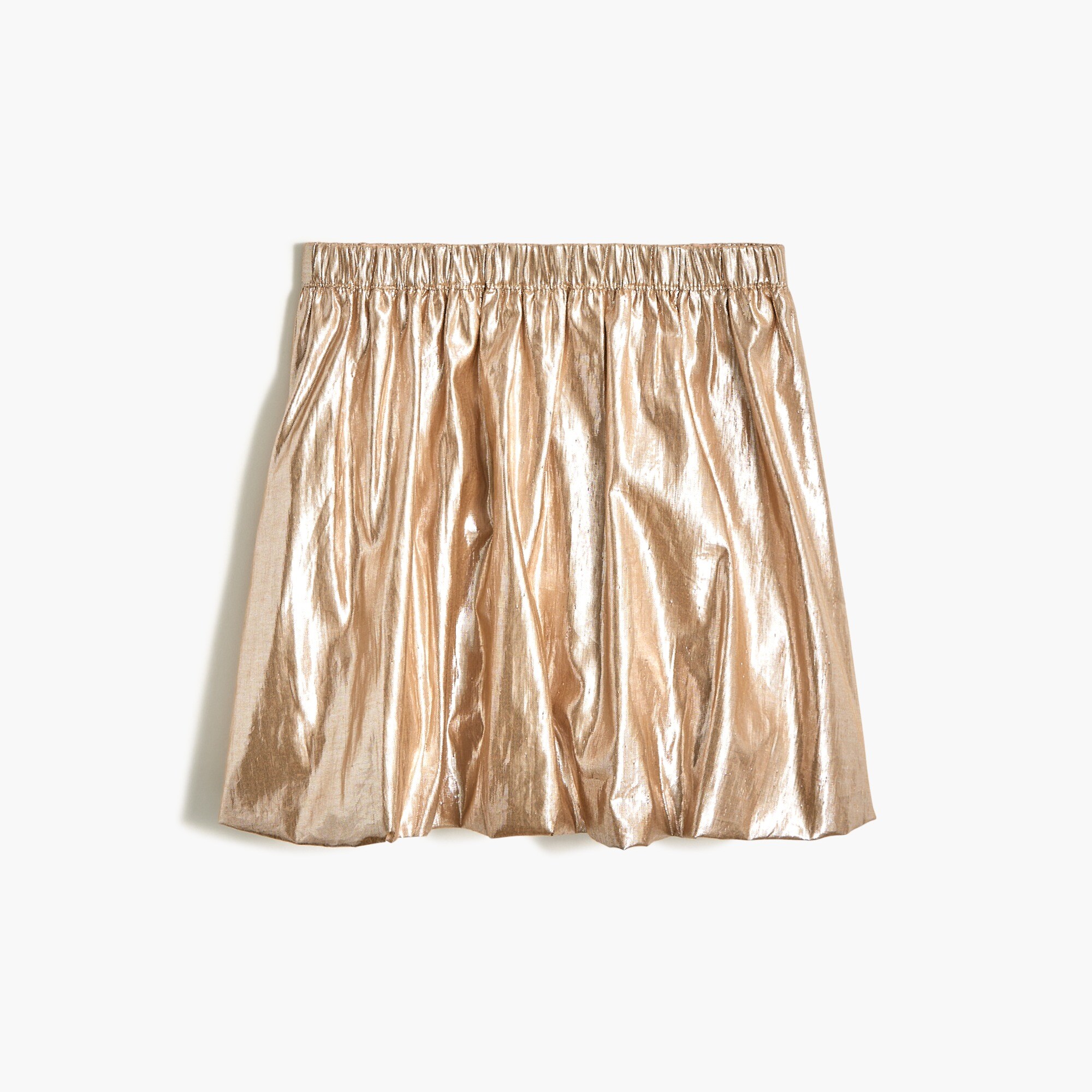 factory: girls' gold bubble skirt for girls