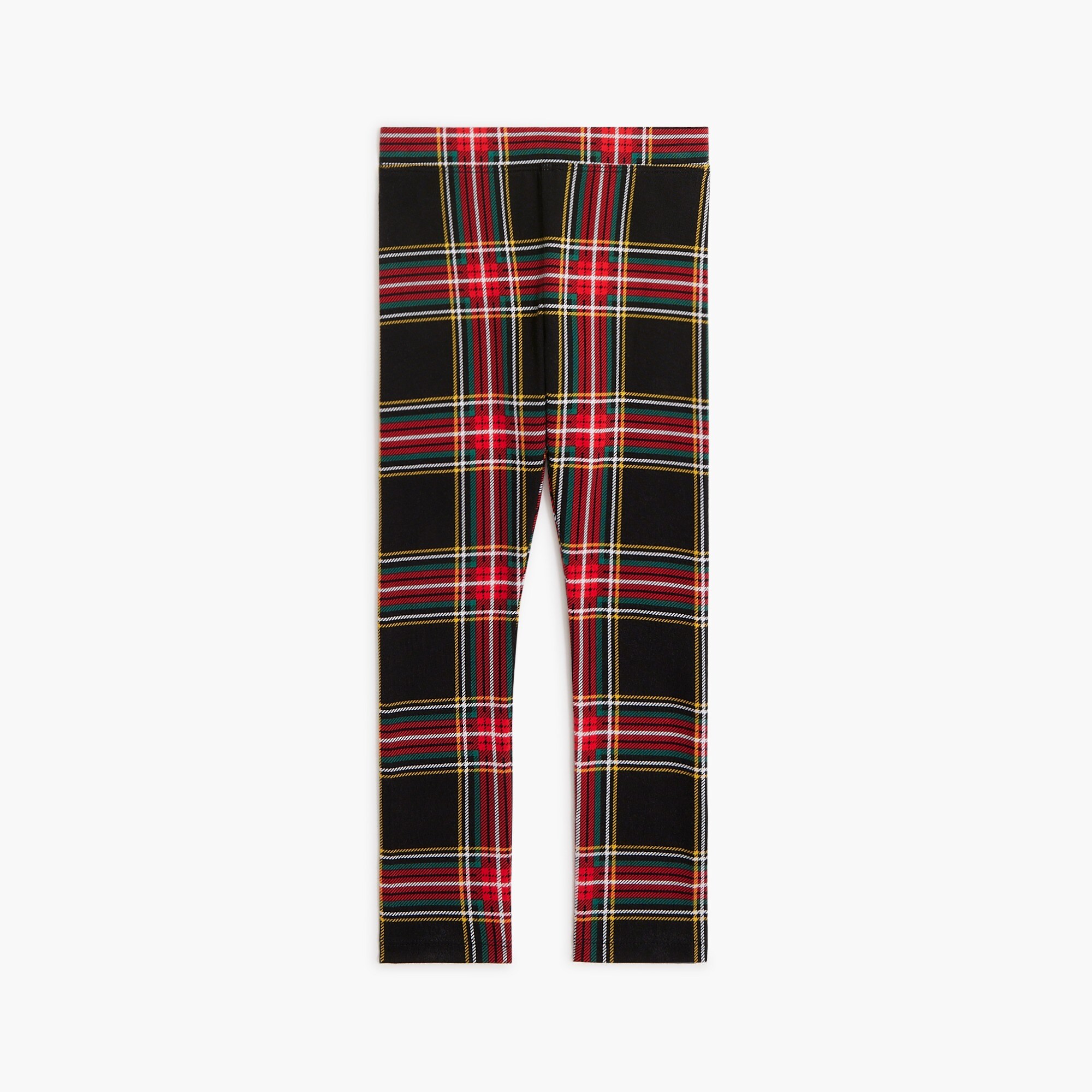  Girls' tartan leggings