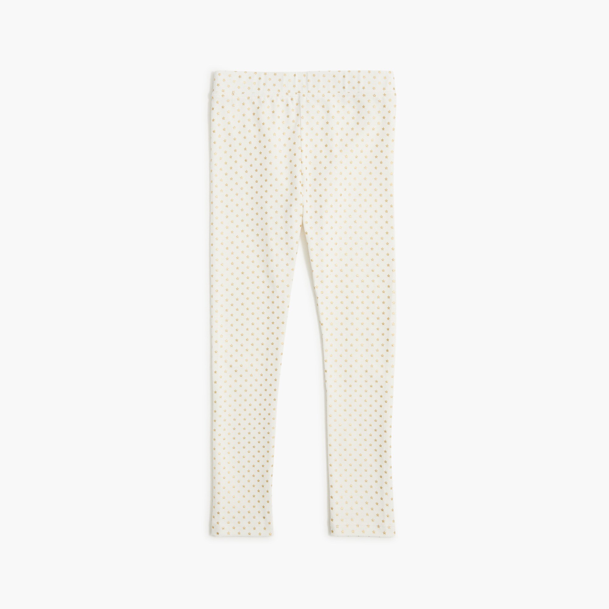Girls' gold star leggings