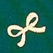 Girls' metallic gold bow leggings ACADEMIC GREEN GOLD factory: girls' metallic gold bow leggings for girls