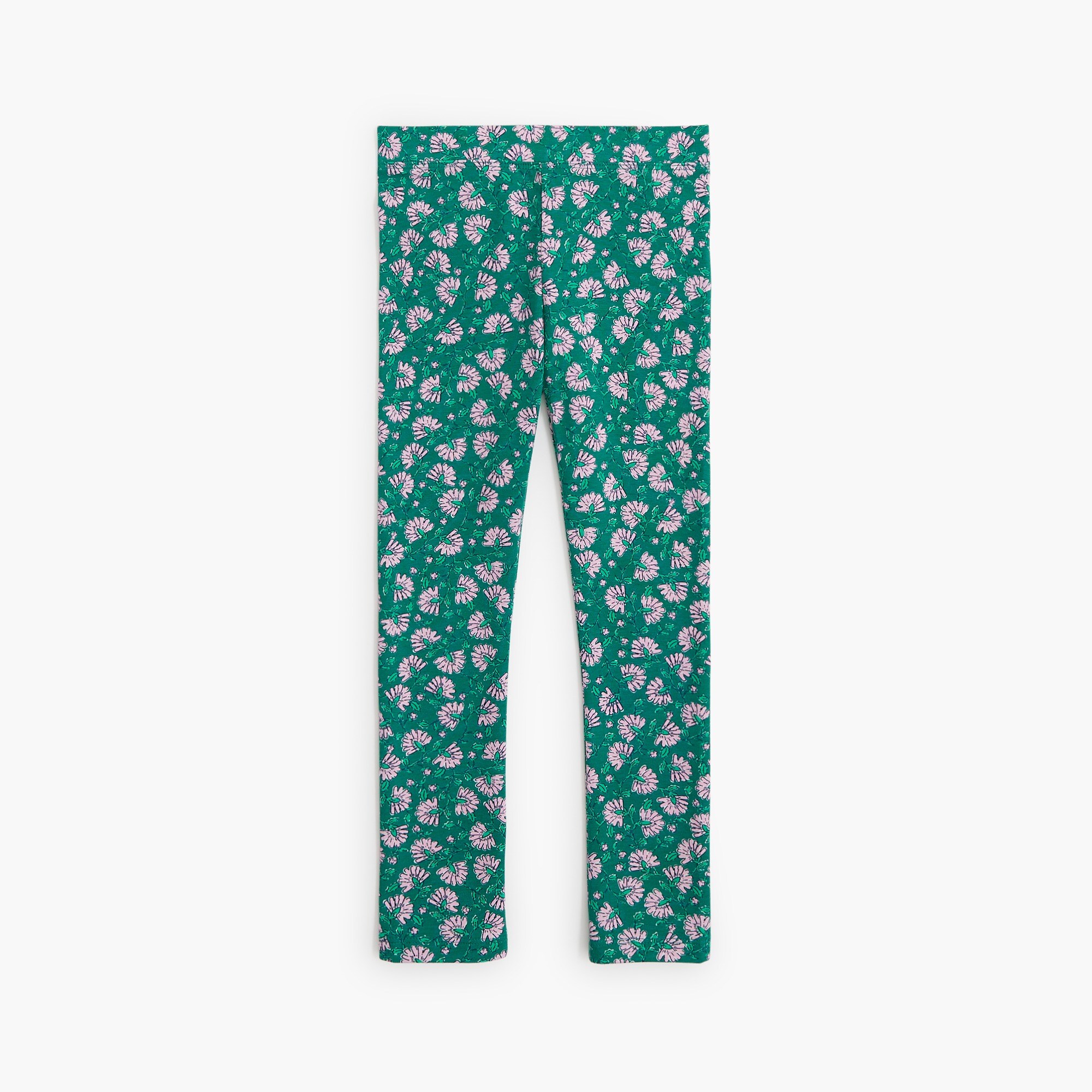 Girls' floral leggings