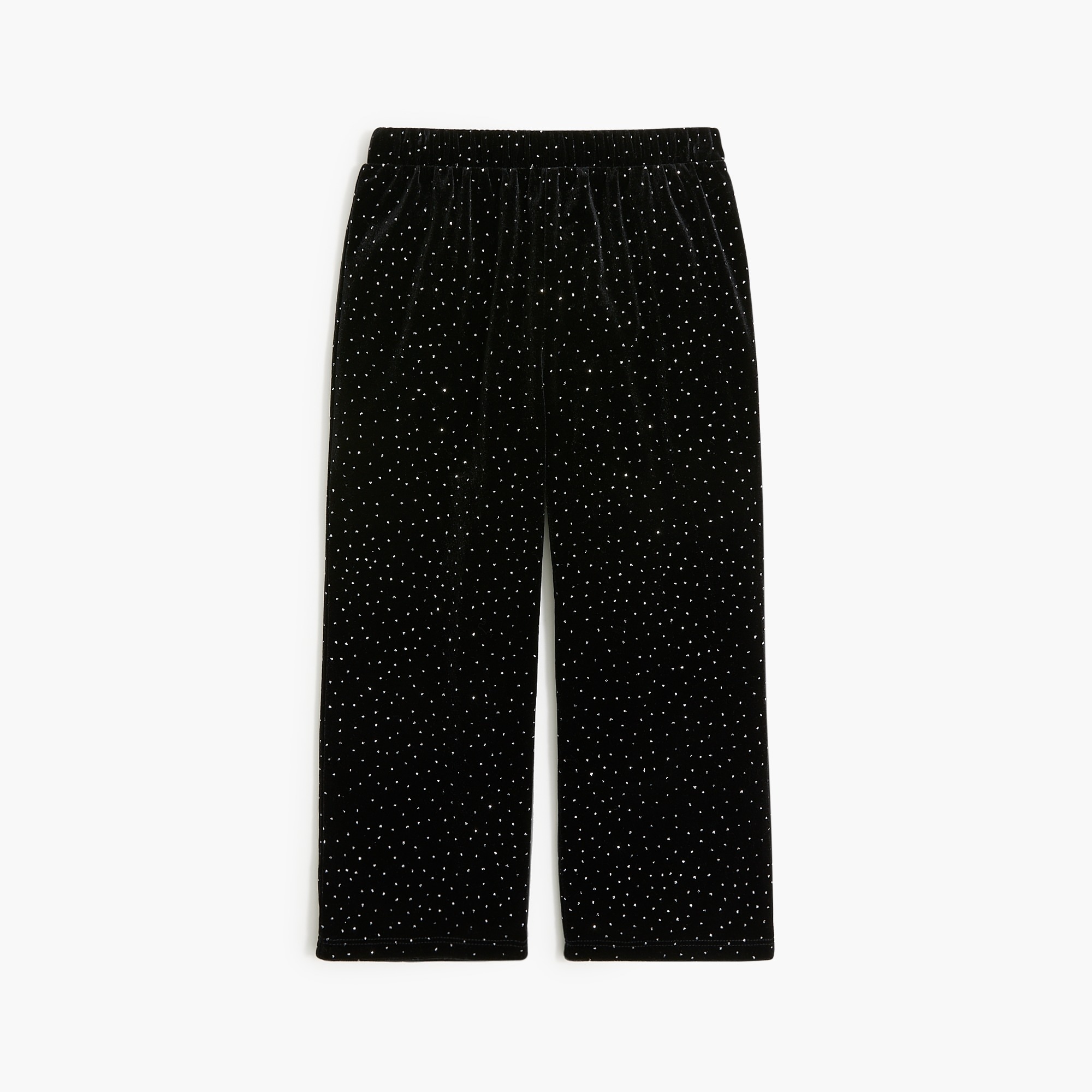 Girls' velvet sparkle pant
