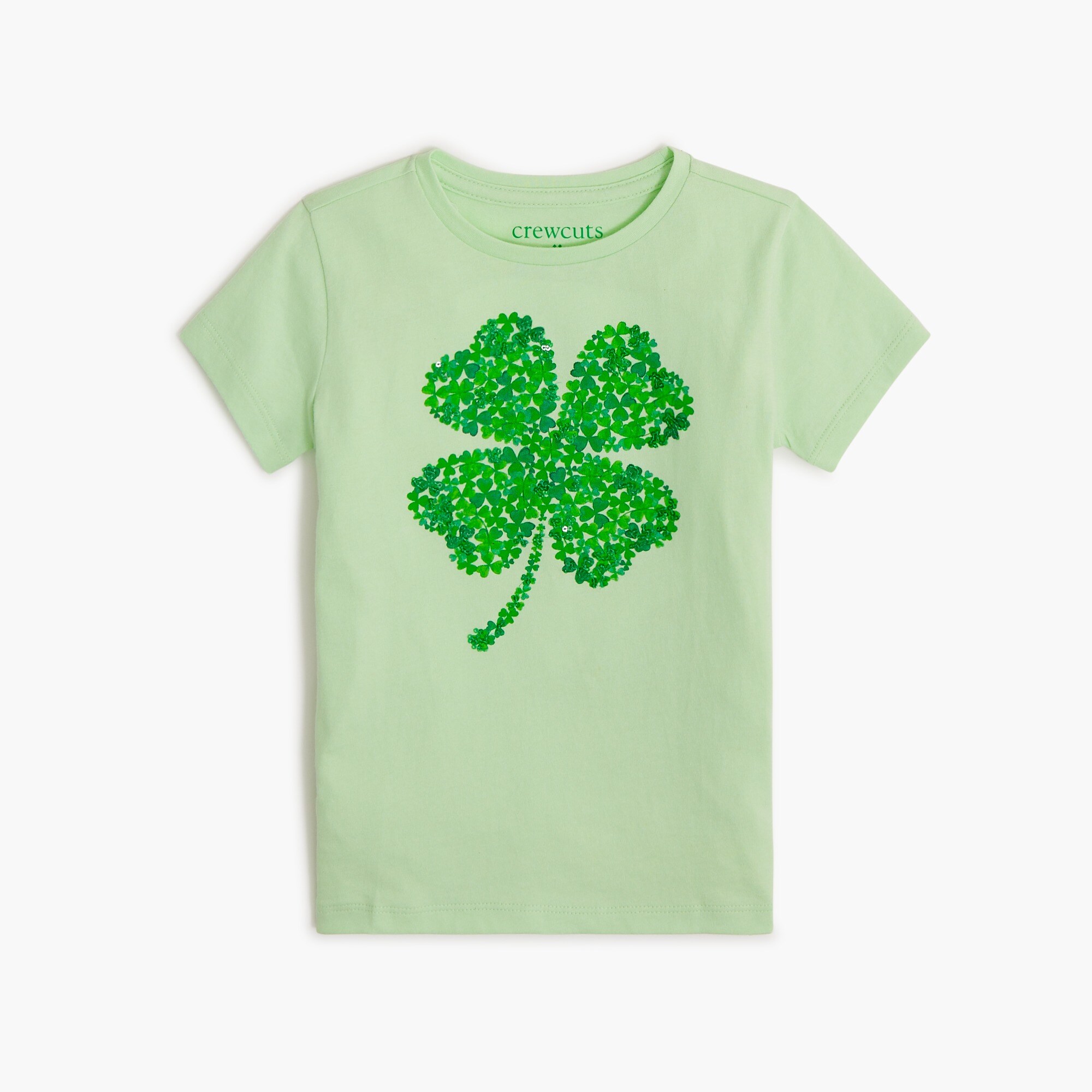 Girls' clover graphic tee