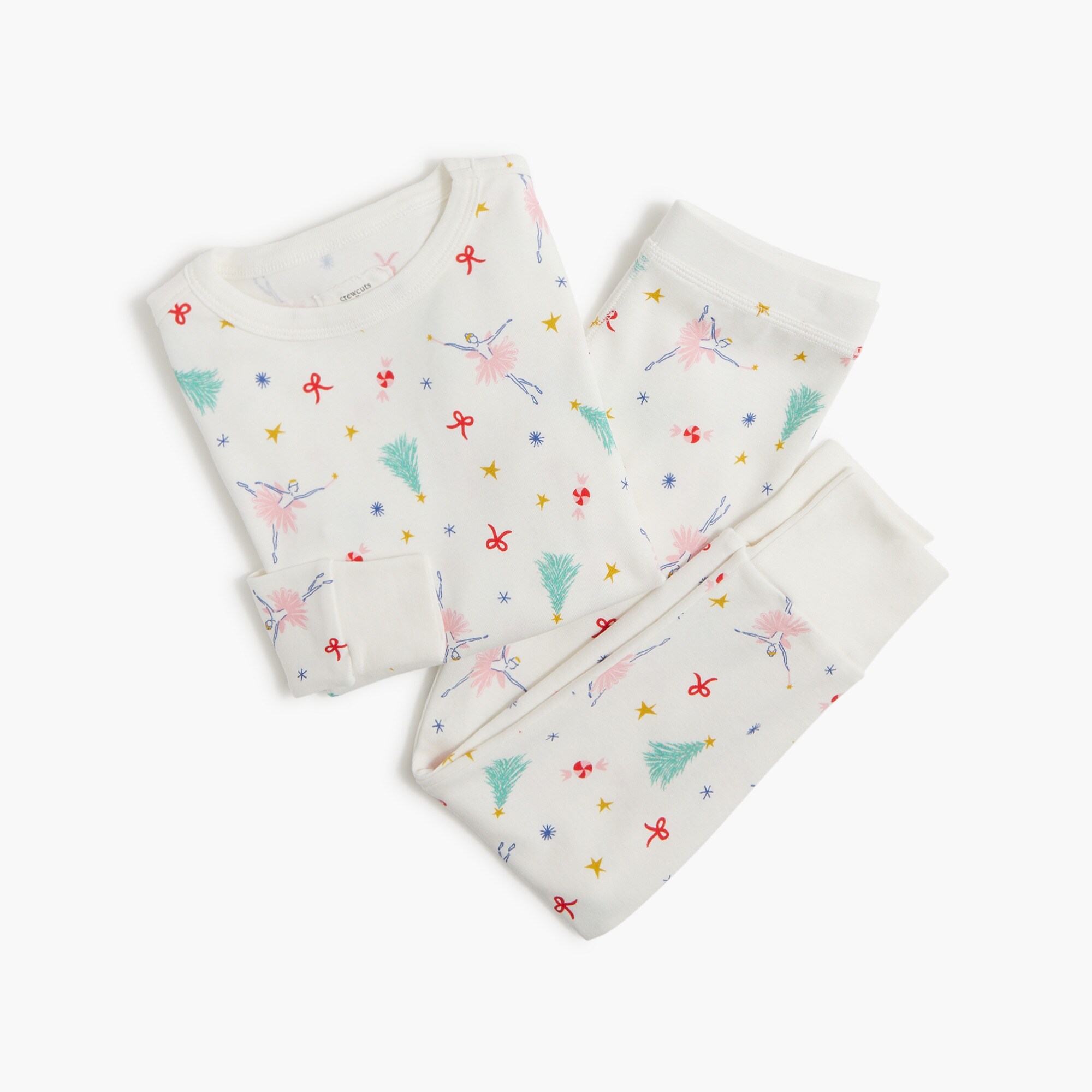 Girls' Holiday Ballet Pajama Set For Girls | Factory