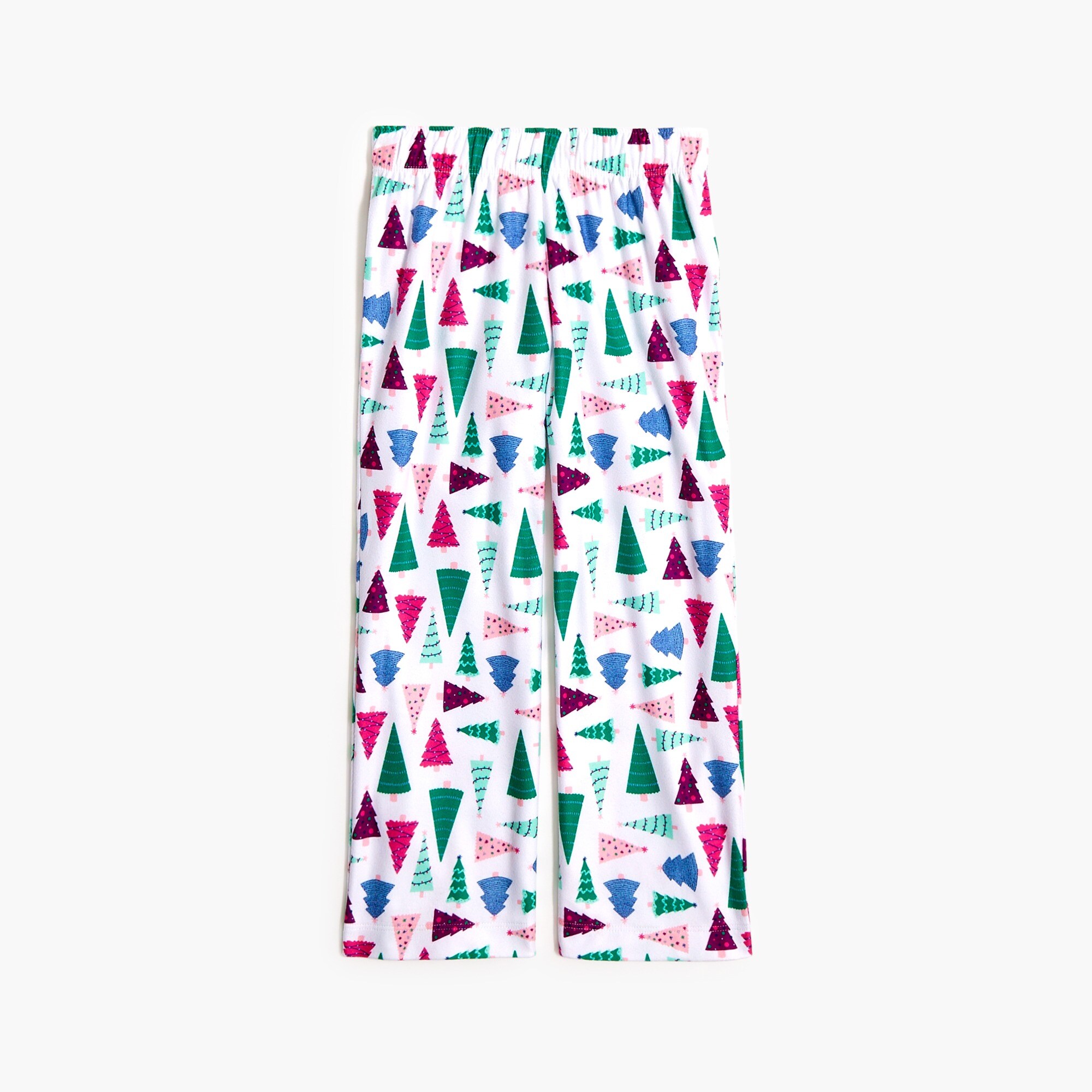 Girls' colorful holiday tree pajama pant