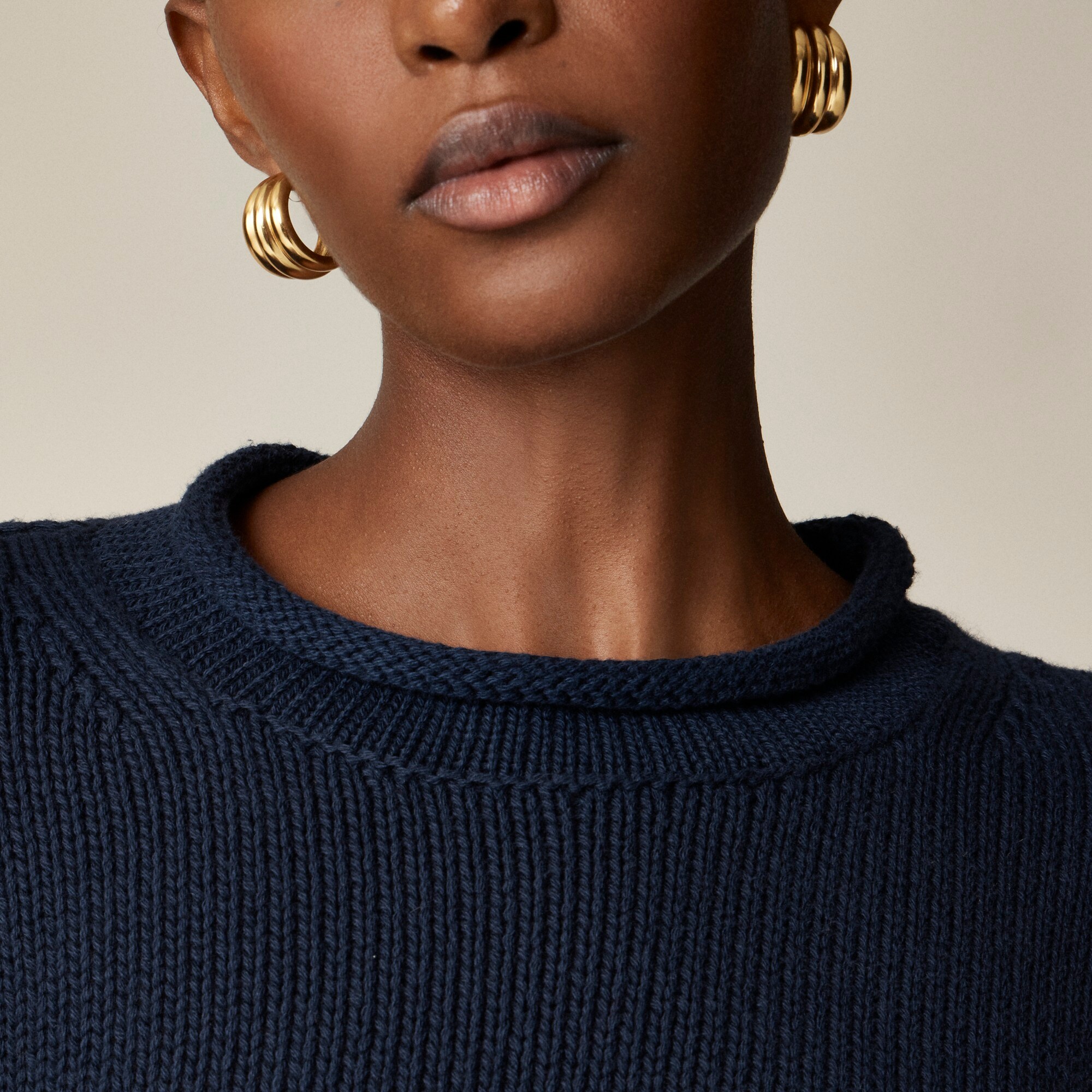 Heritage cotton Rollneck™ sweater