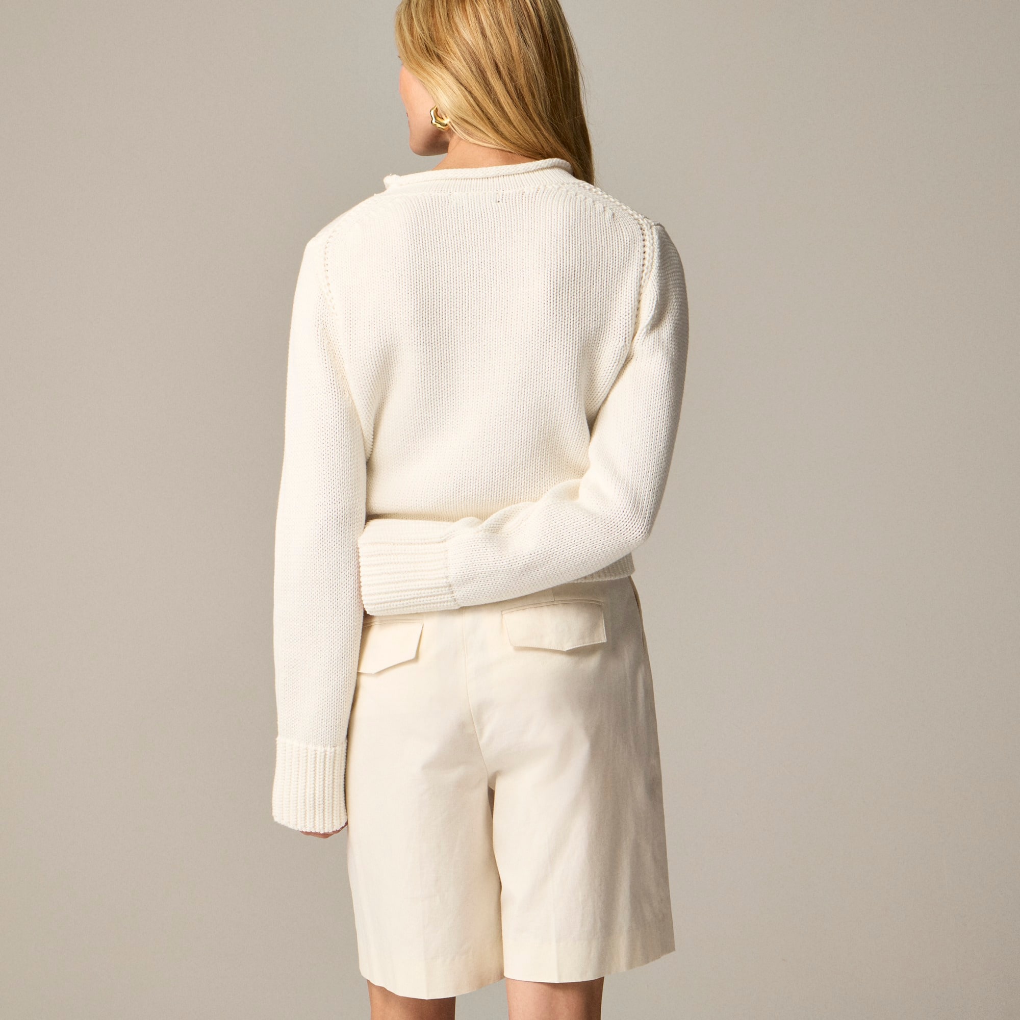 Heritage cotton Rollneck™ sweater