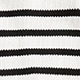 Heritage cotton Rollneck&trade; sweater in stripe IVORY BLACK