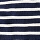 Heritage cotton Rollneck&trade; sweater in stripe NAVY IVORY