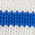Heritage cotton Rollneck&trade; sweater in stripe IVORY AZURITE