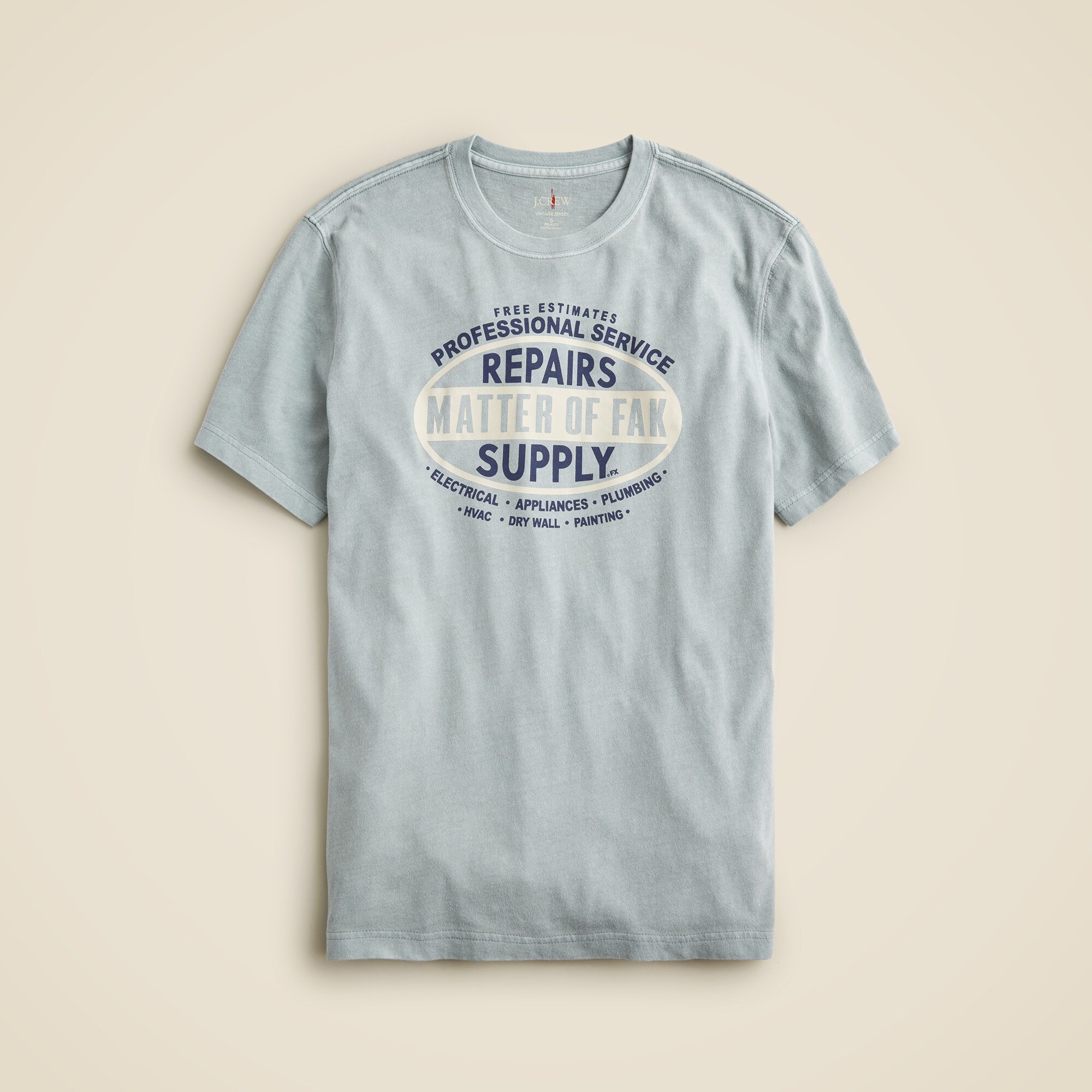 Limited-edition FX's <i>The Bear</i> X J.Crew graphic vintage-wash cotton T-shirt