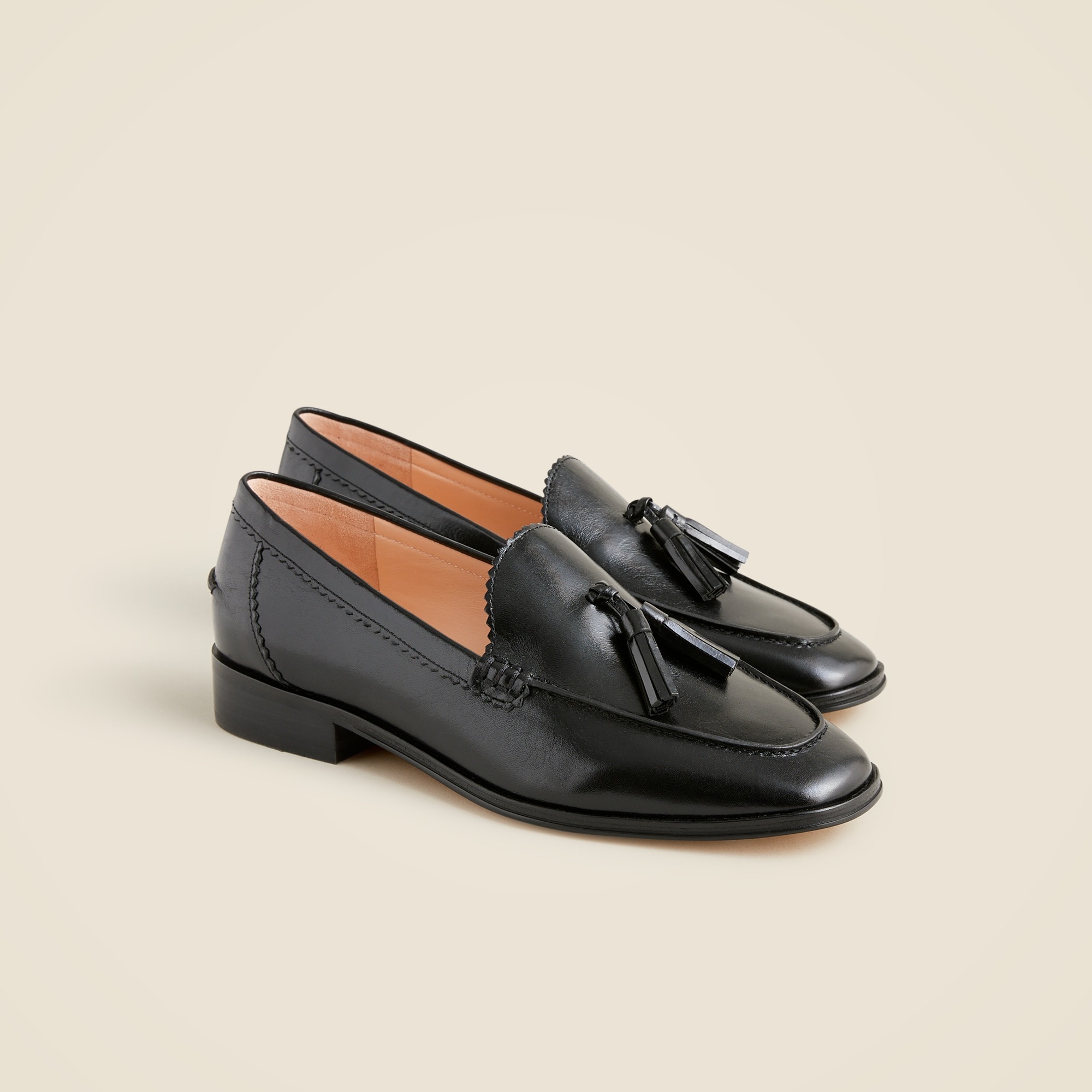 J crew suede tassel flats 2025