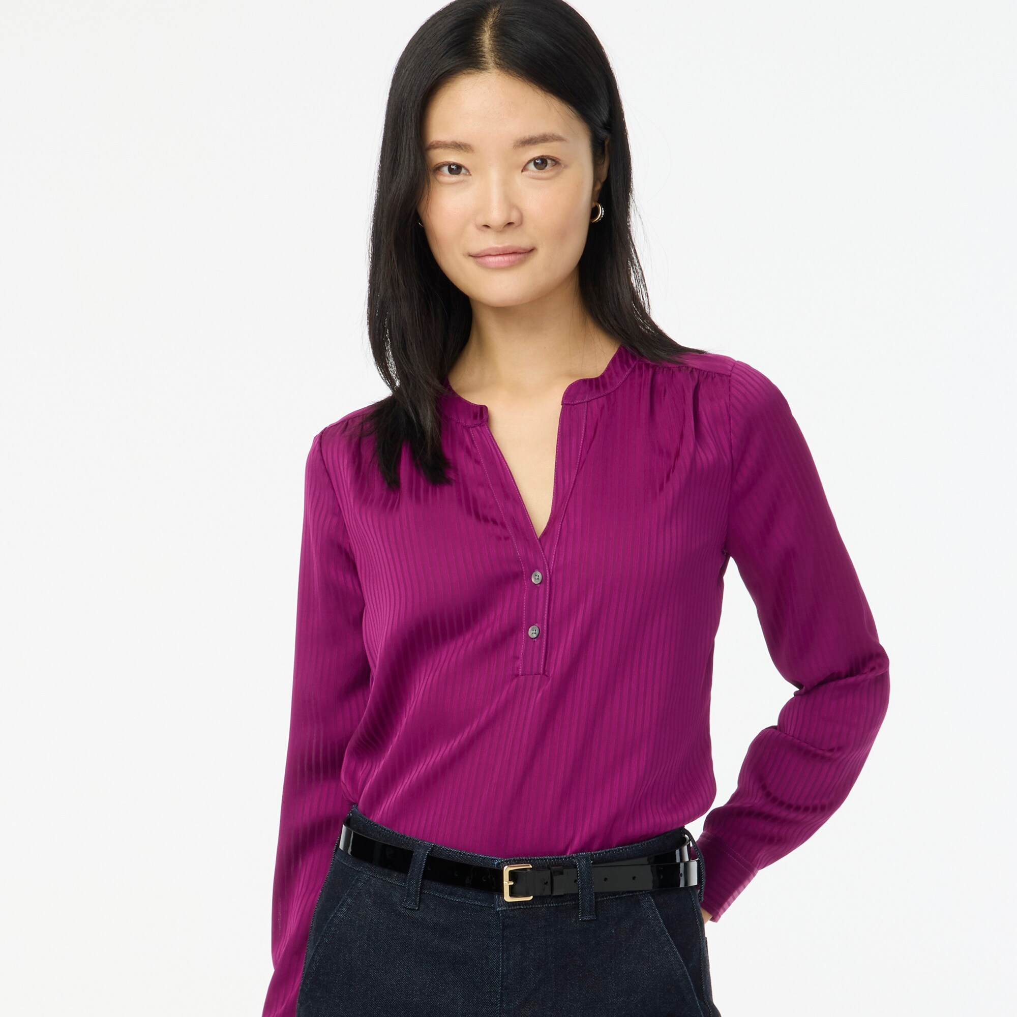 Blouse J.Crew En Lin – Manches Courtes, Taille 00, Neuf Sans étiquettes
