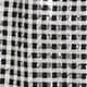 Pull-on shiny gingham skirt SILVER AND BLACK LUREX  factory: pull-on shiny gingham skirt for women