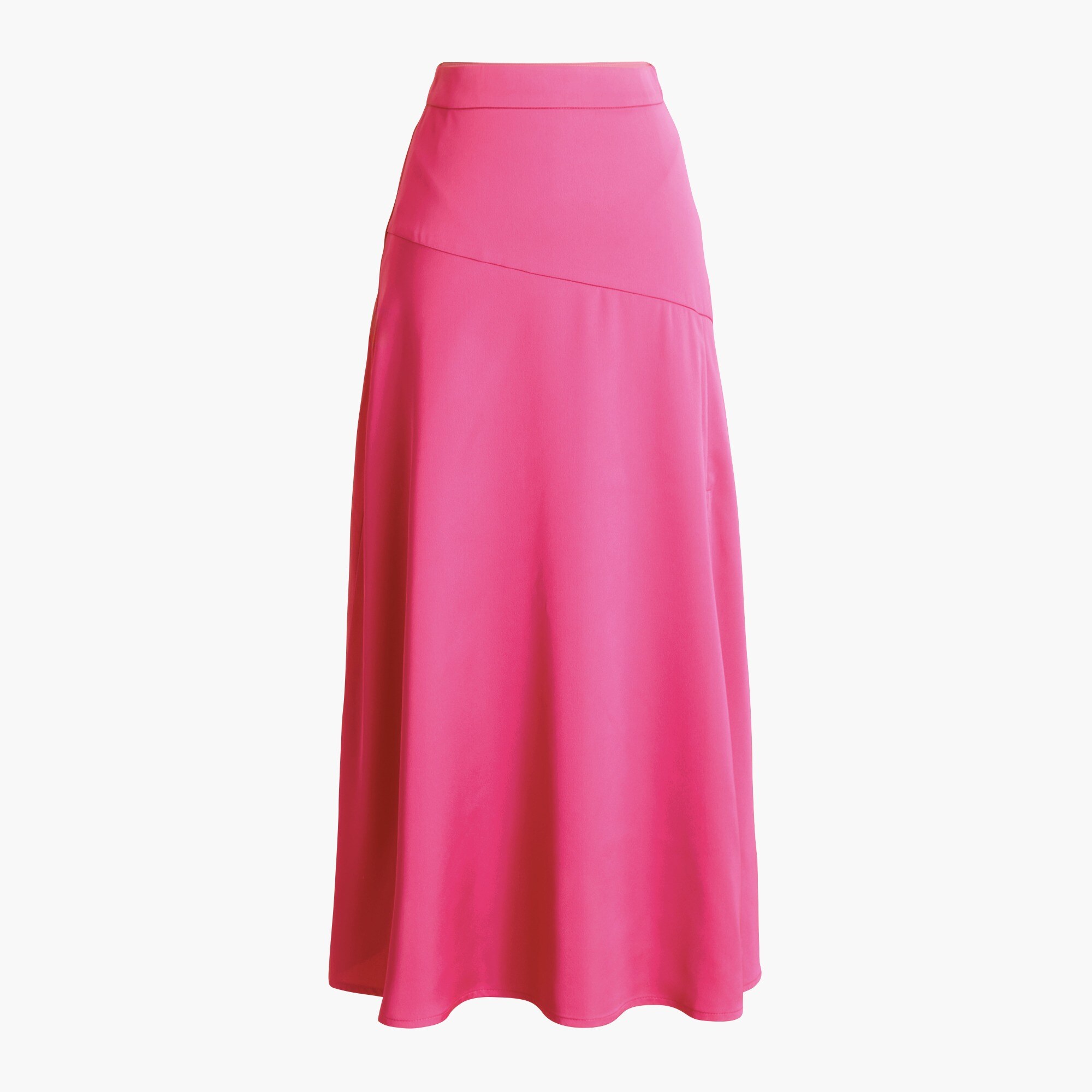 Midi Slip Skirt With Slit For Women | Factory