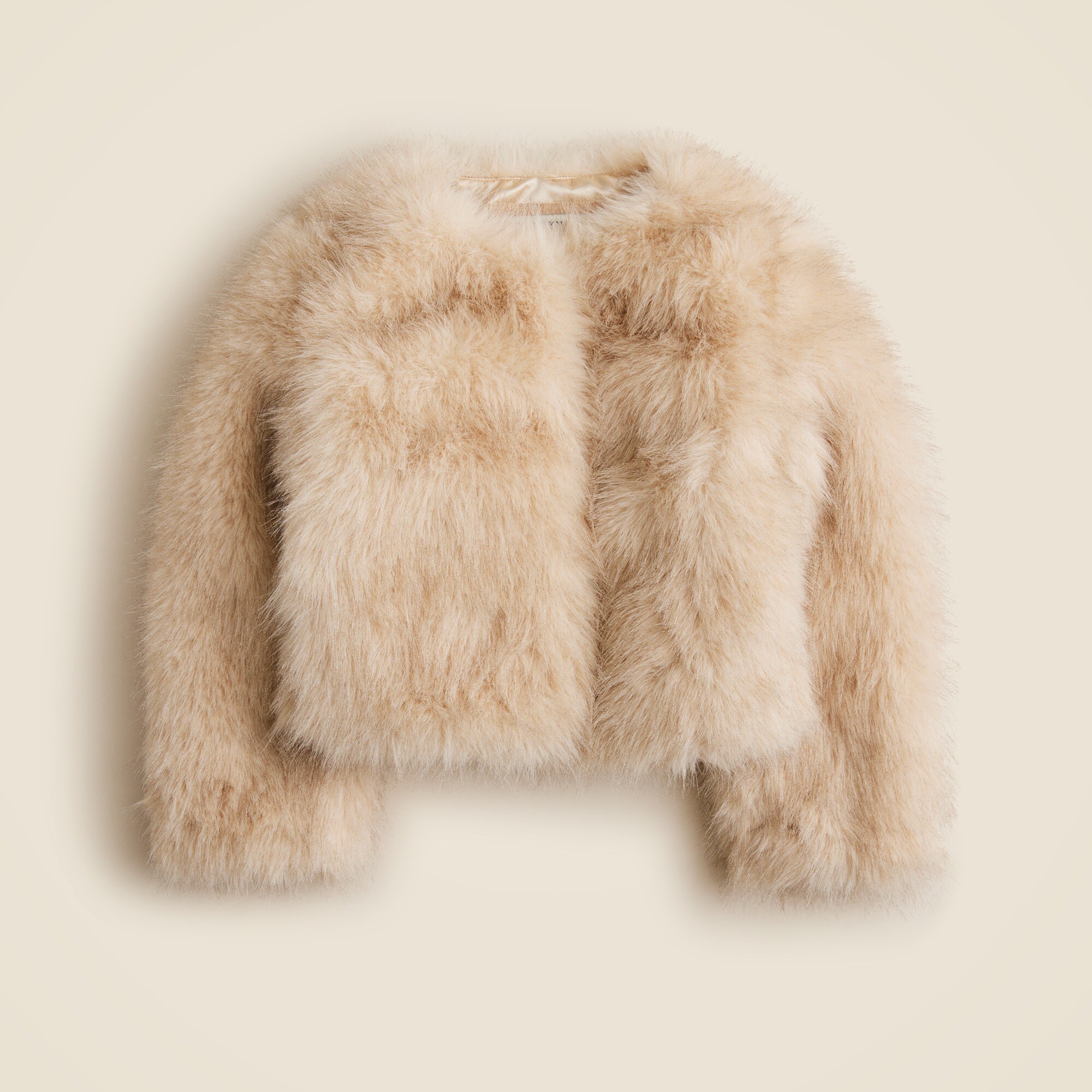Girls' Collection cropped faux-fur jacket
