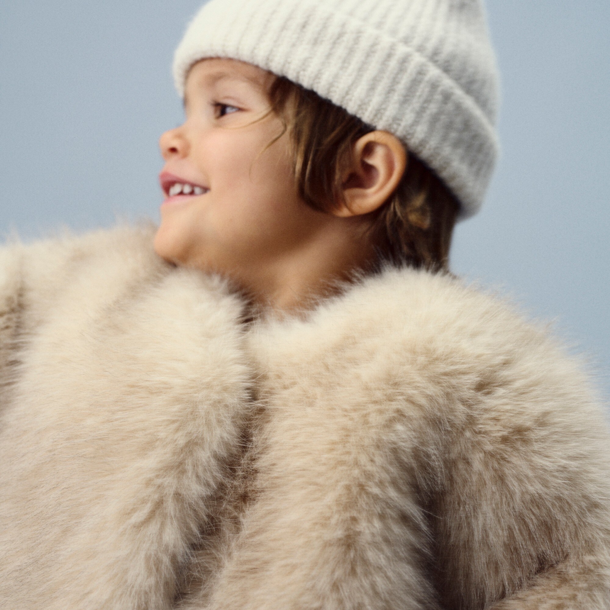 Girls' Collection cropped faux-fur jacket