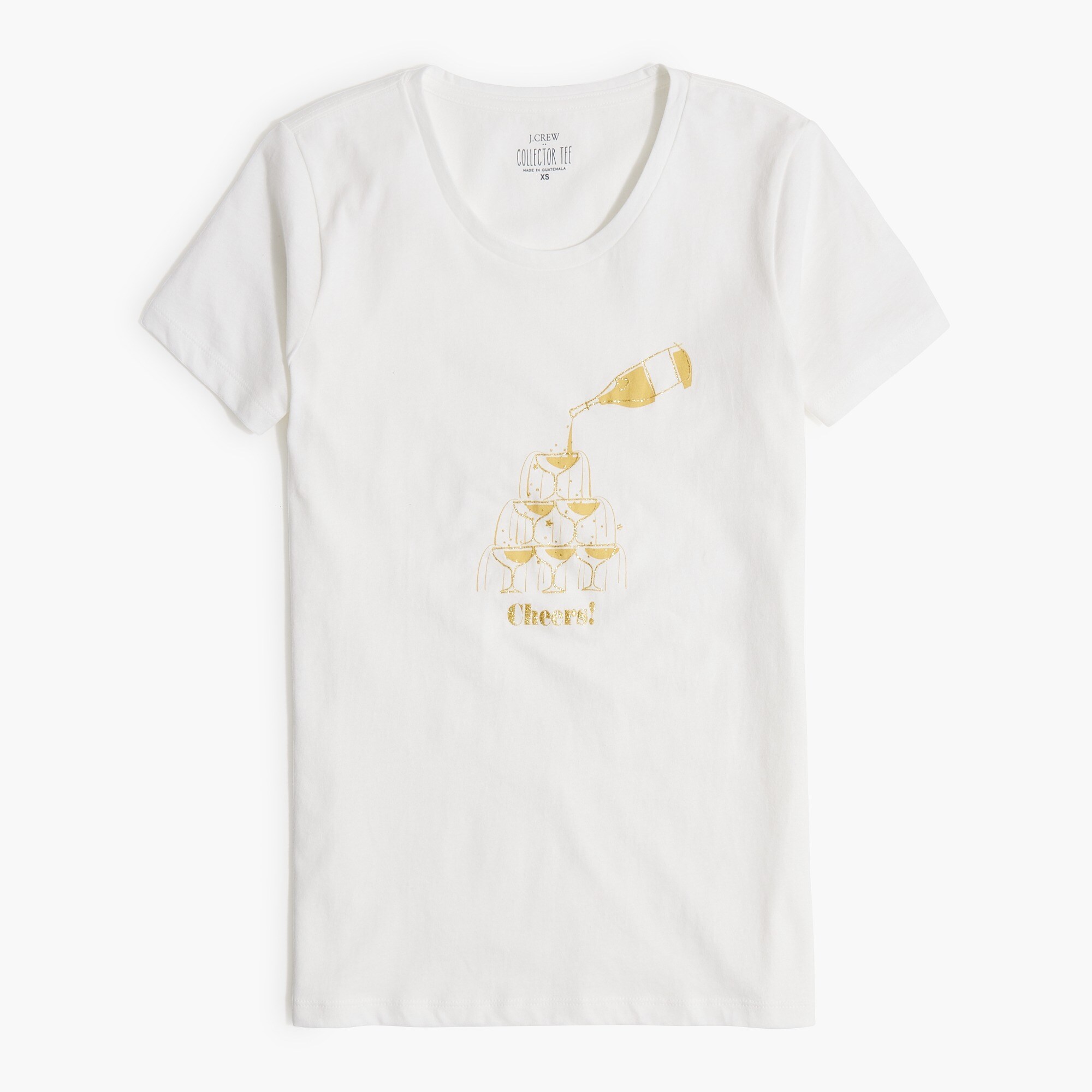 champagne tower graphic tee for women
