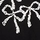 Sequin bows graphic tee SPARKLE BOWS factory: sequin bows graphic tee for women