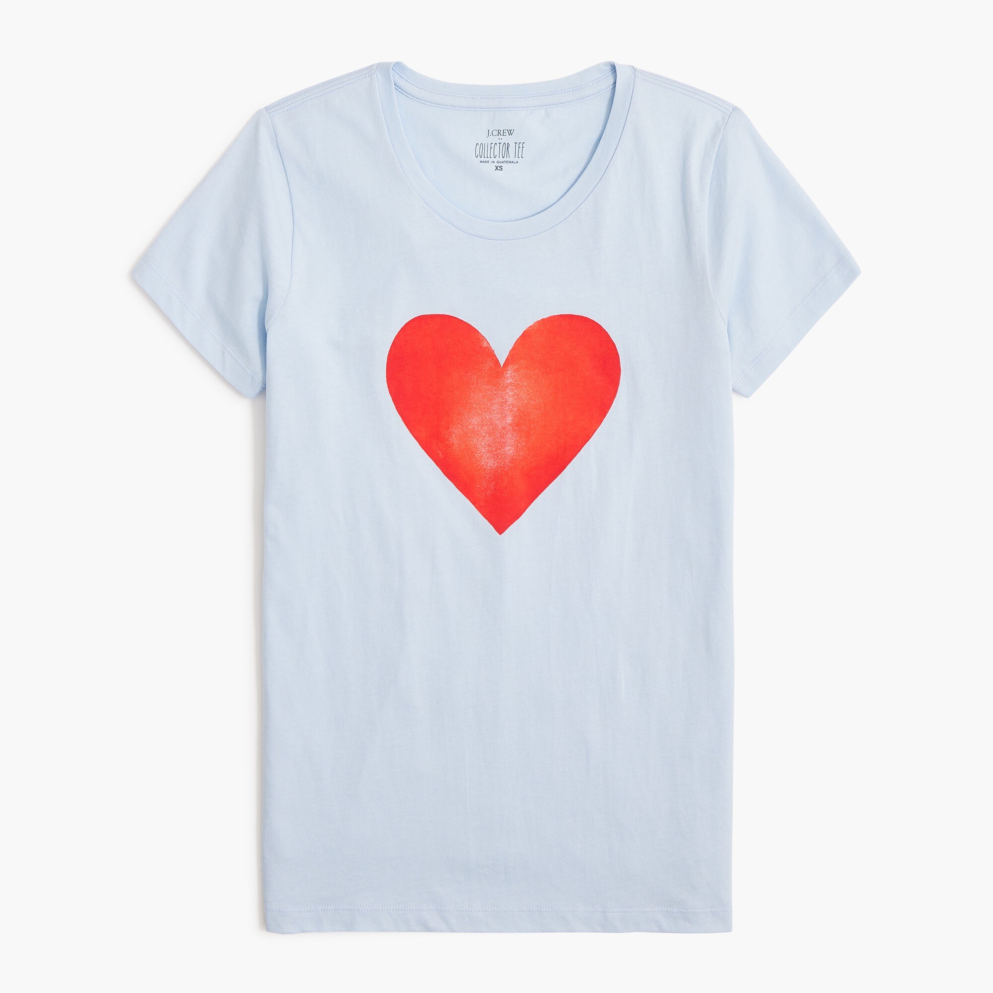 Watercolor heart graphic tee