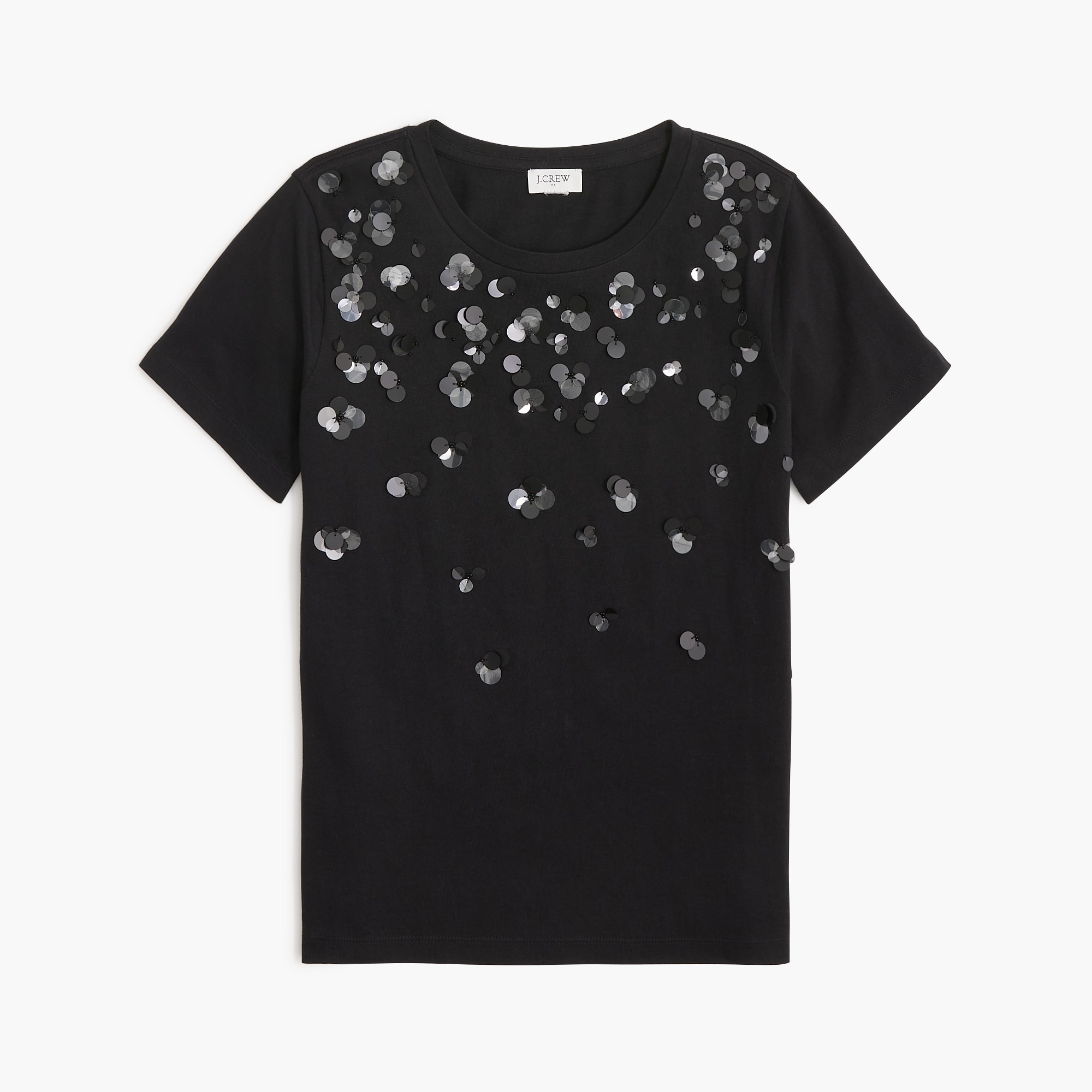 Sequin-embellished tee