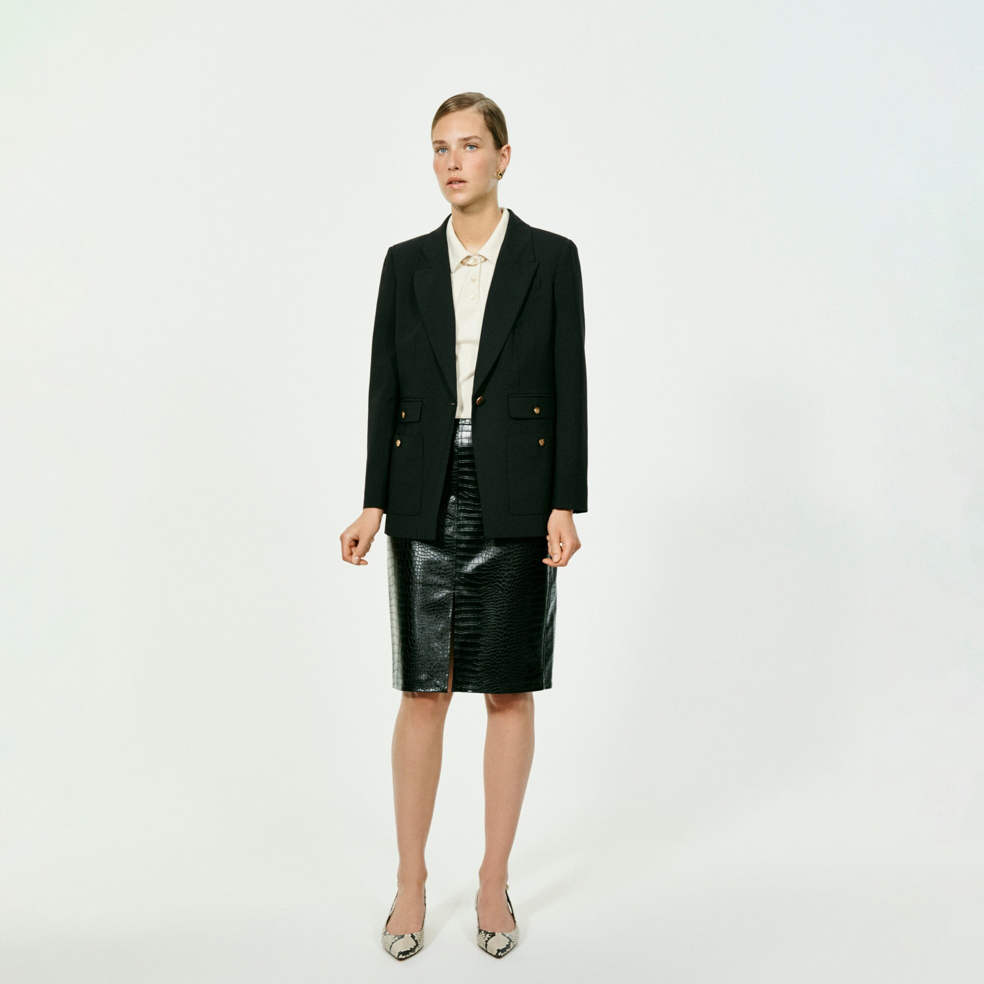 Gisele Lether Skirt | Gajess