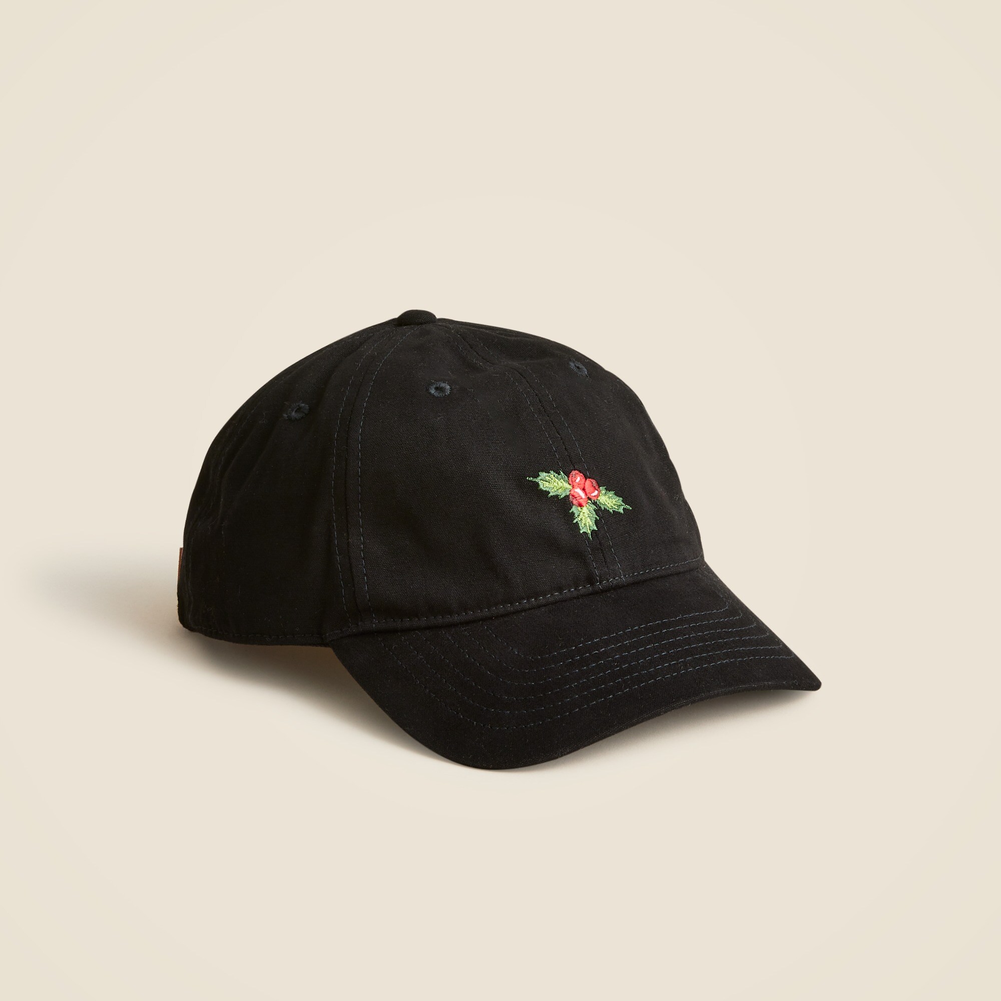 Embroidered Canvas Baseball Cap For Men | J.Crew display picture 1