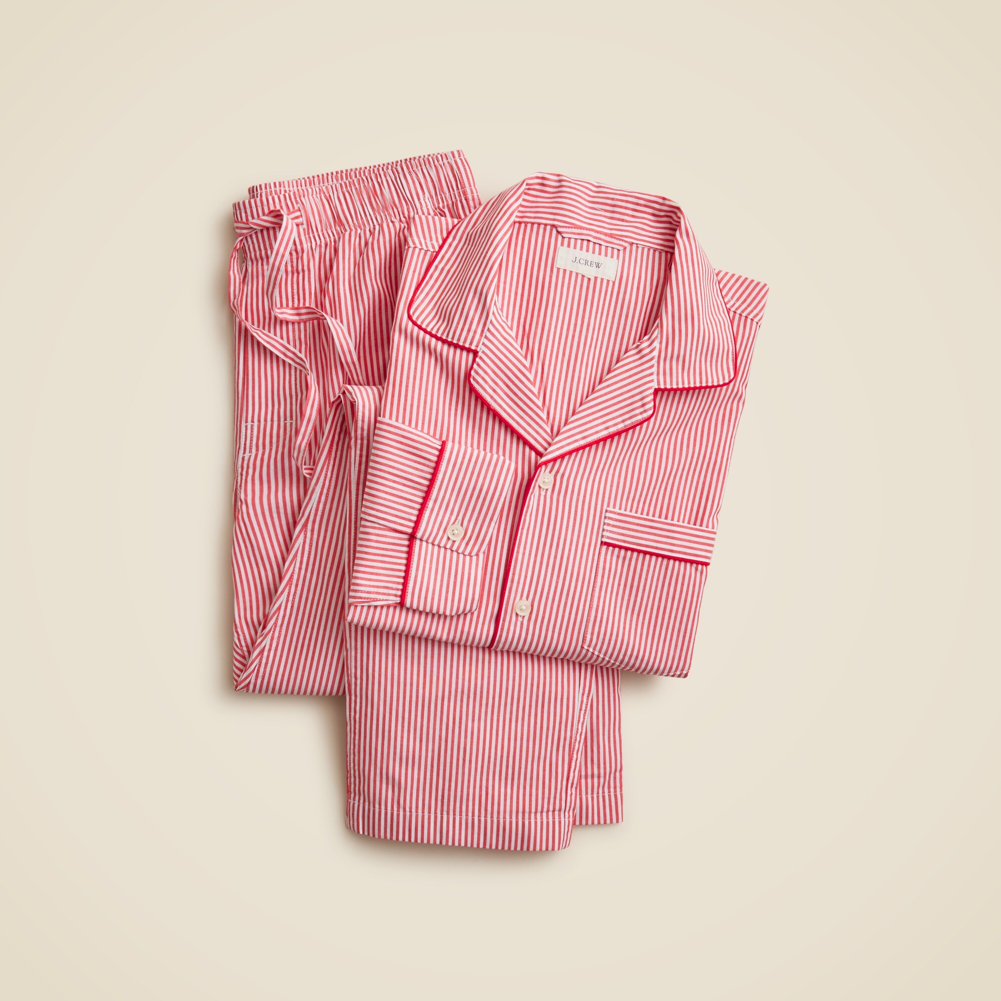 Pajama set in cotton poplin