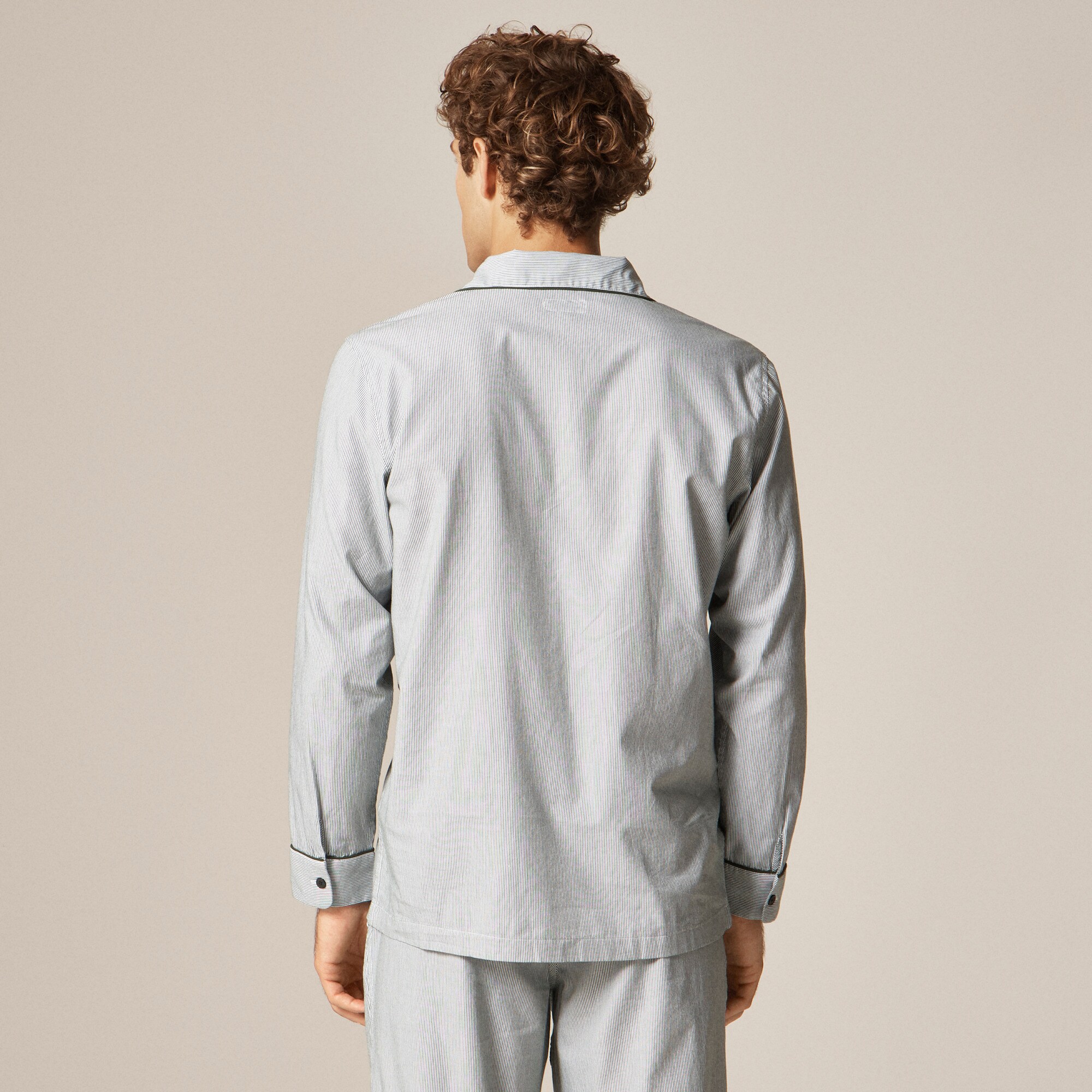 Pajama set in cotton poplin